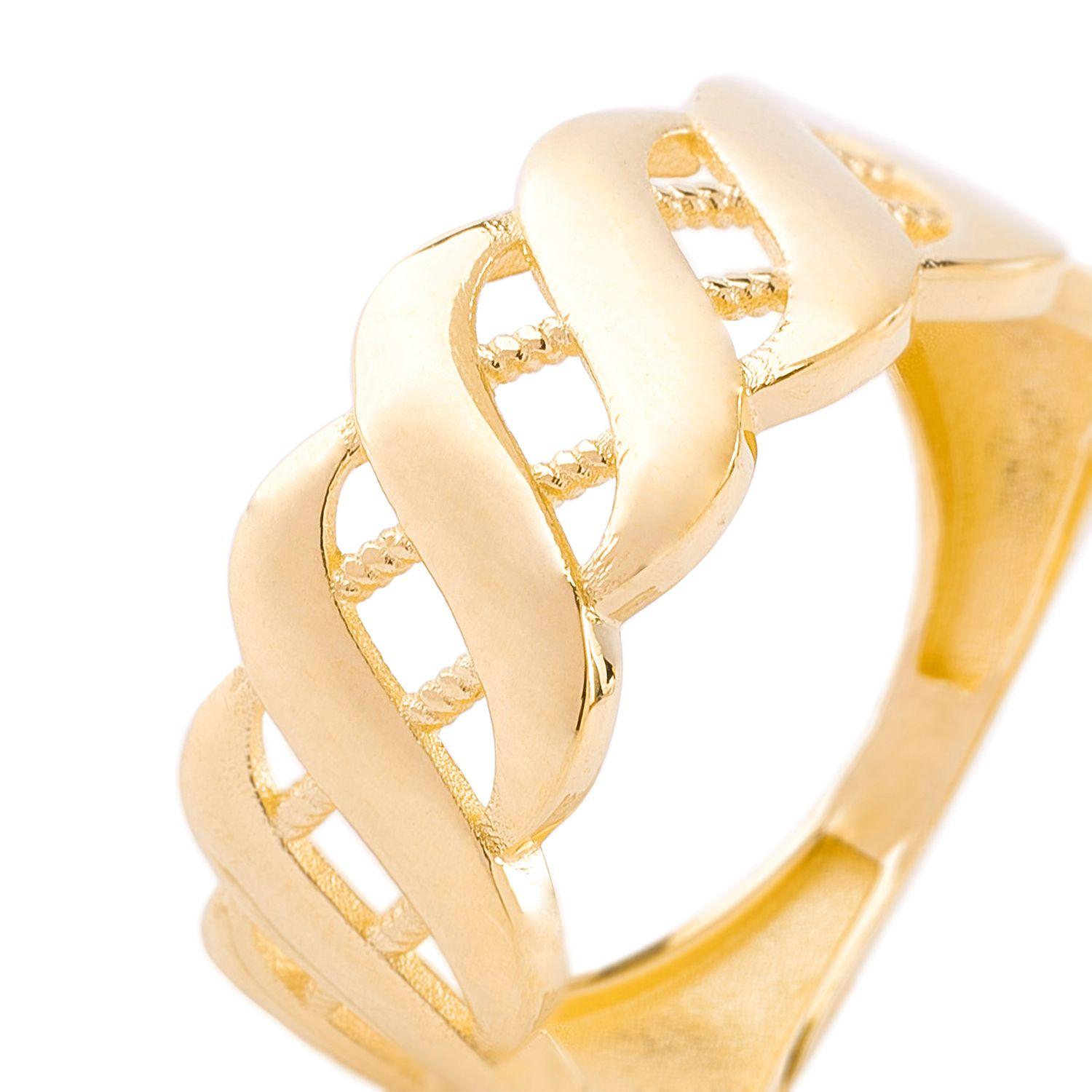Anillos de Oro 18kt Modelo Tejido-1