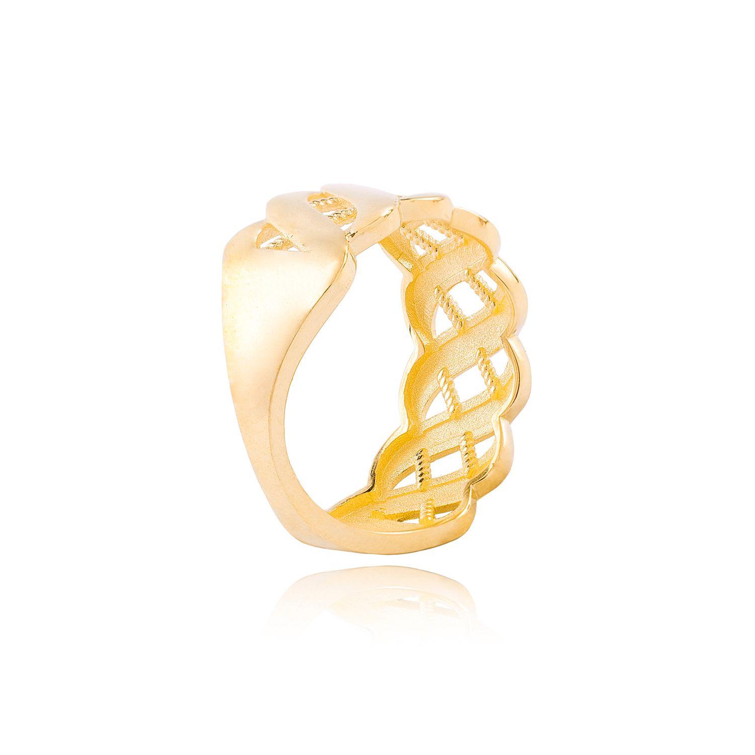 Anillos de Oro 18kt Modelo Tejido-2