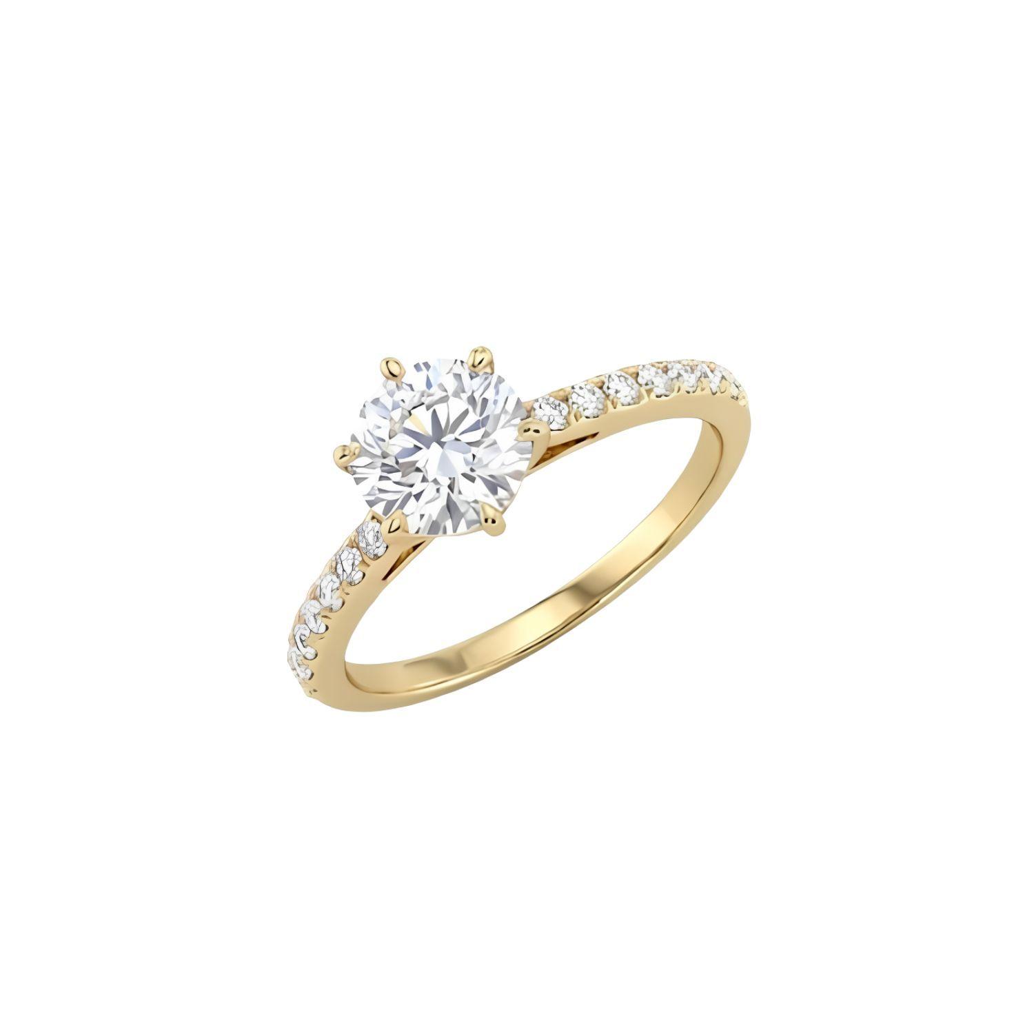 Anillo Oro Miel 18kt Destello Supremo-2