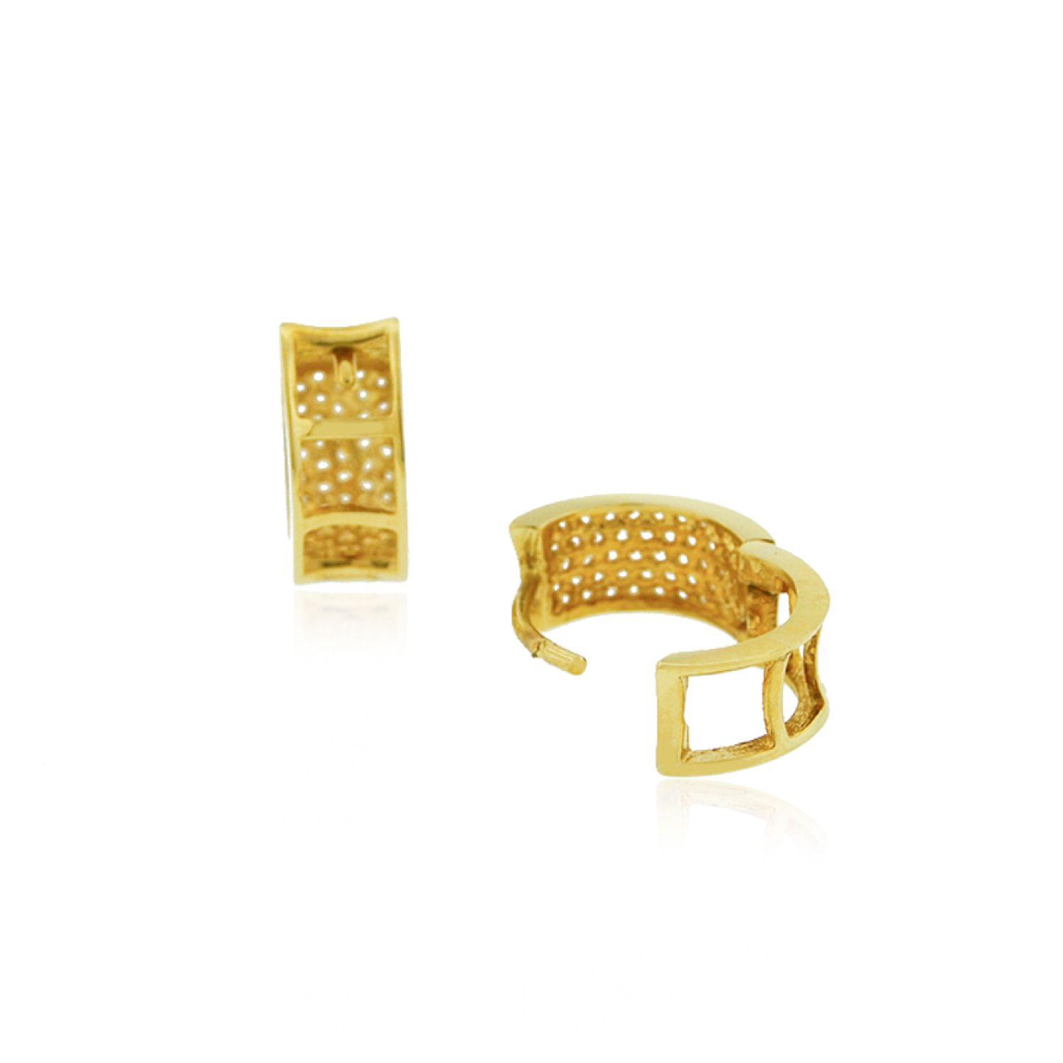 Aros de Oro 18kt Danza de Circones-2