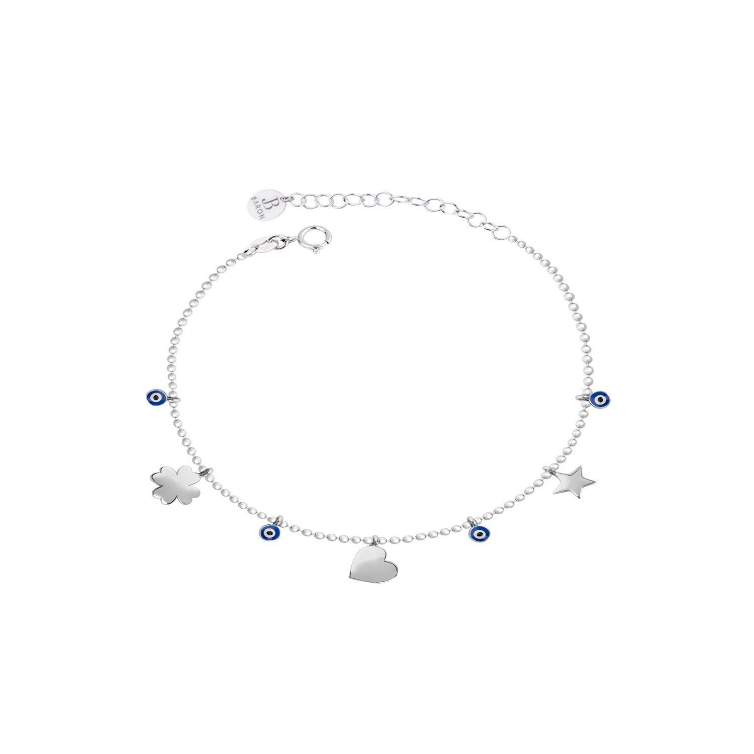 Pulsera de Plata Esterlina 925 Ojo Turco-0