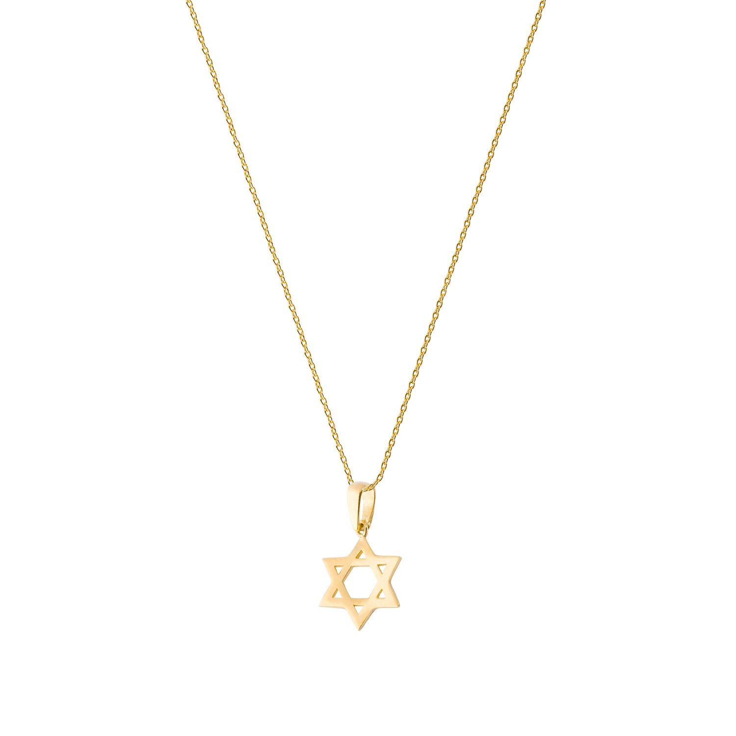 Colgantes de Oro 18kt Modelo Estrella de David Chica-2