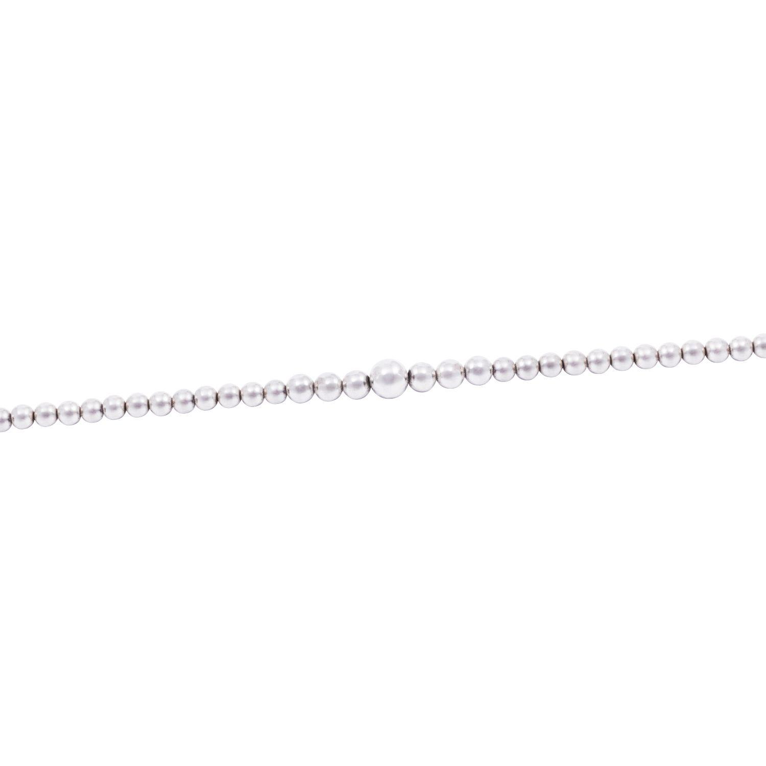 Pulsera de Plata Esterlina 925 Pelotitas Pequeñas-0