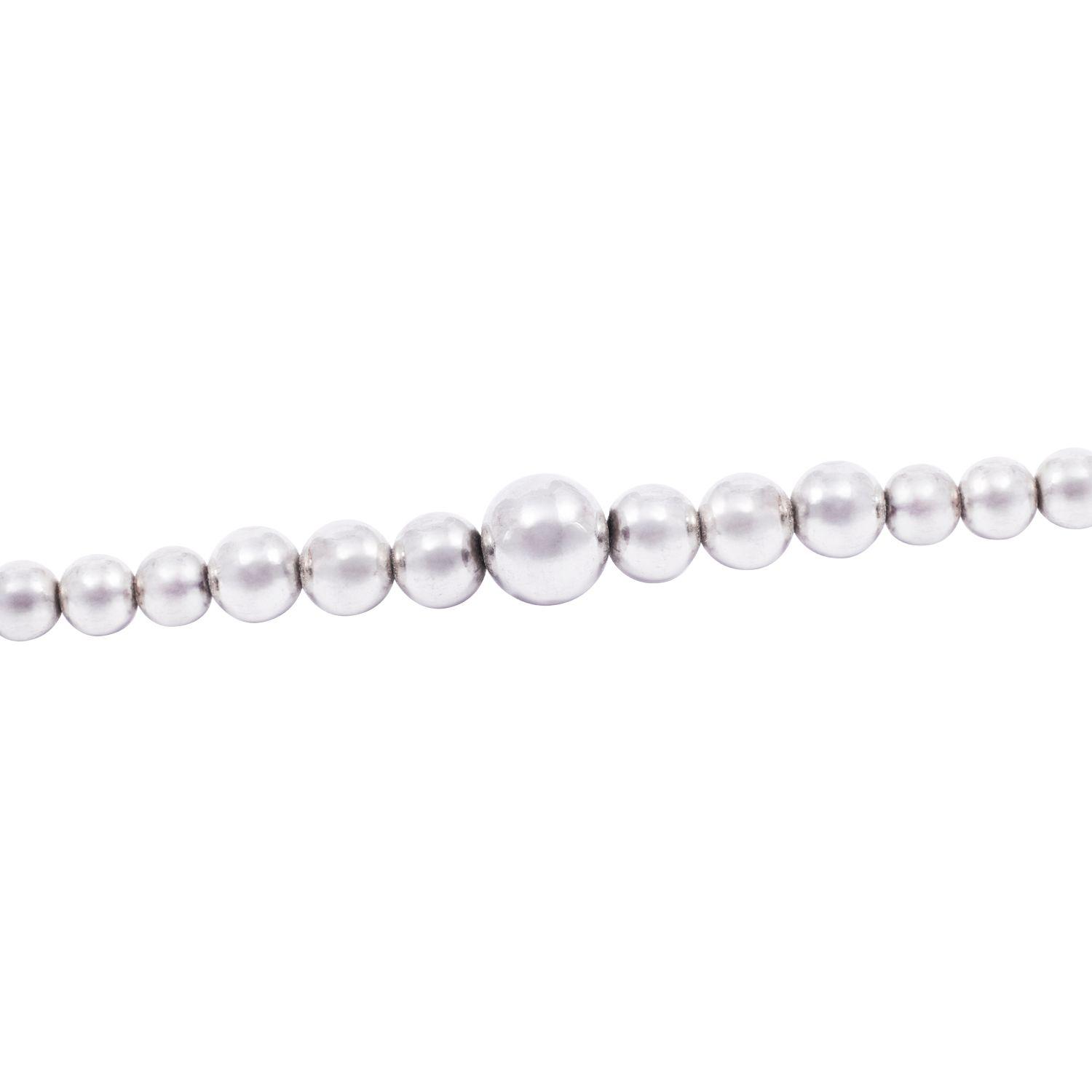 Pulsera de Plata Esterlina 925 Pelotitas Pequeñas-1