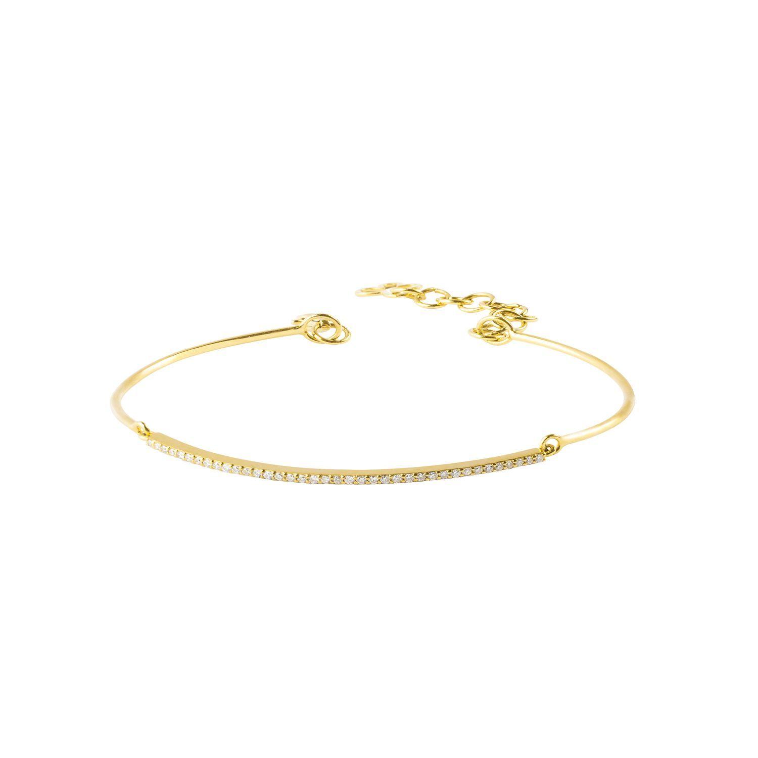 Pulsera Oro Amarillo 18kt Diamantes 22 Pts SI/H-2