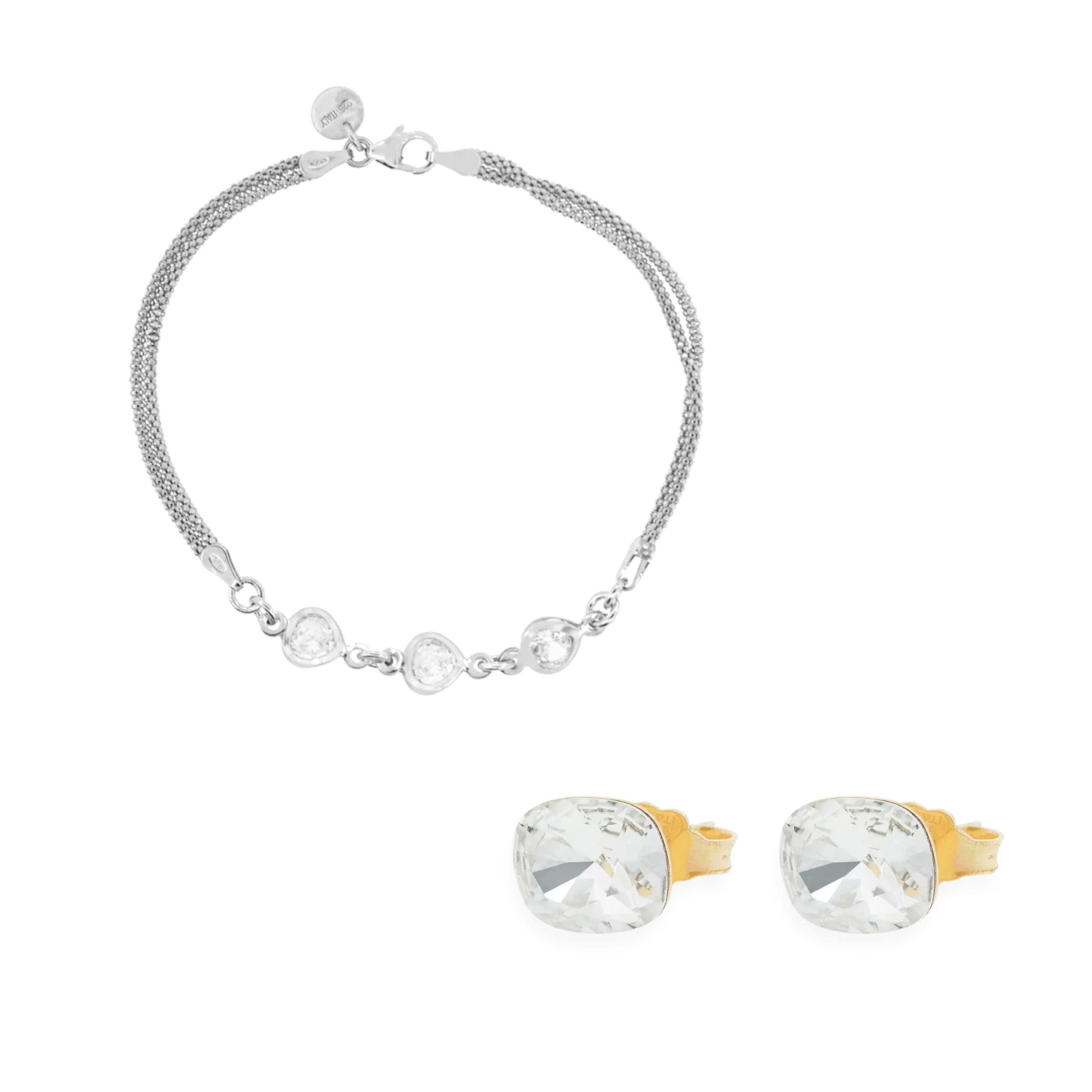 Conjunto Destellos de Familia Plata Esterlina 925-0