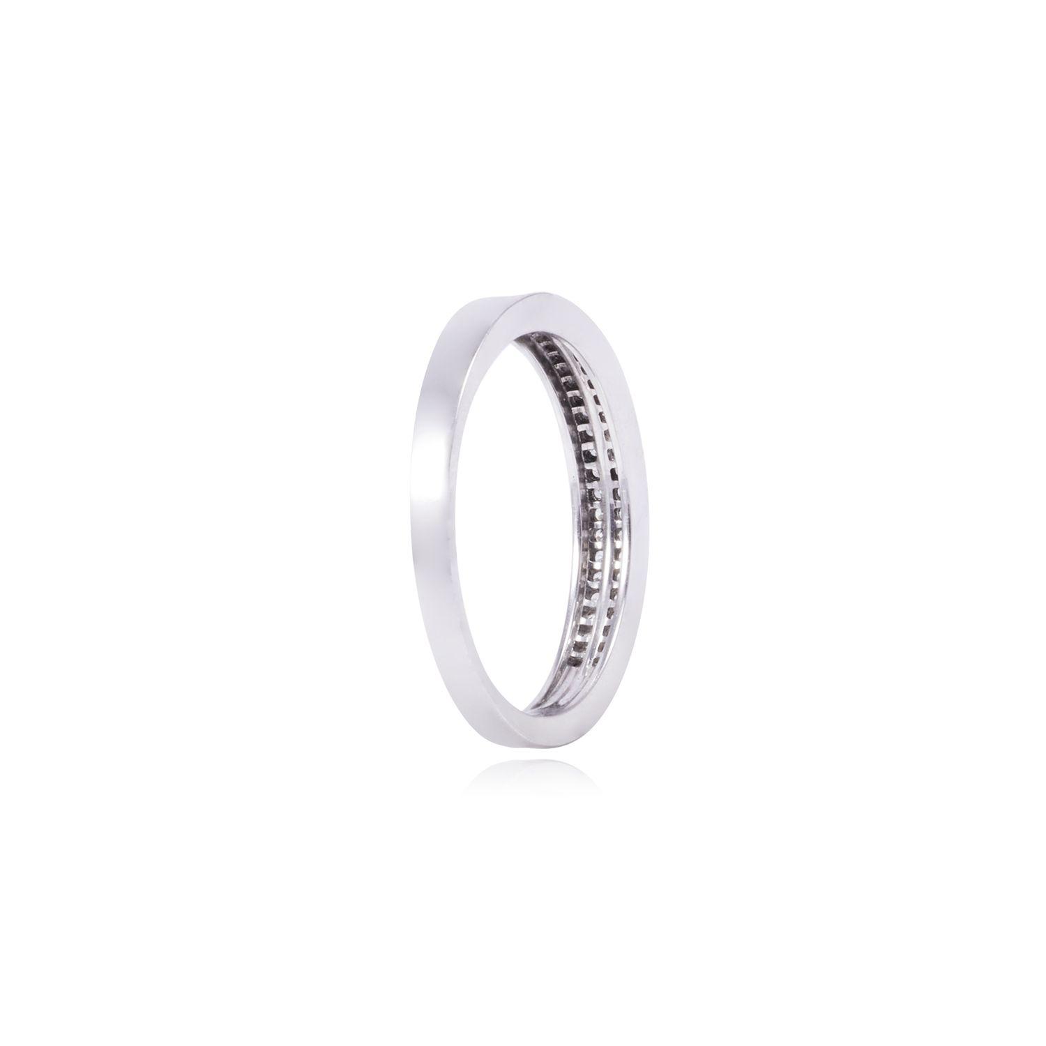 Anillo de Oro Blanco 18kt con Diamantes 19pts Riel-2
