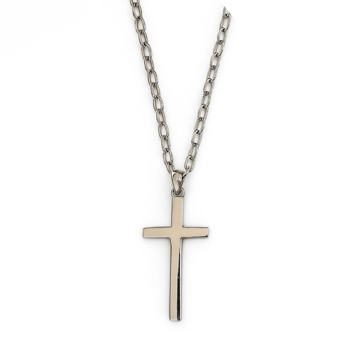 Colgante de Plata Esterlina 925 Cruz 15X20MM-2