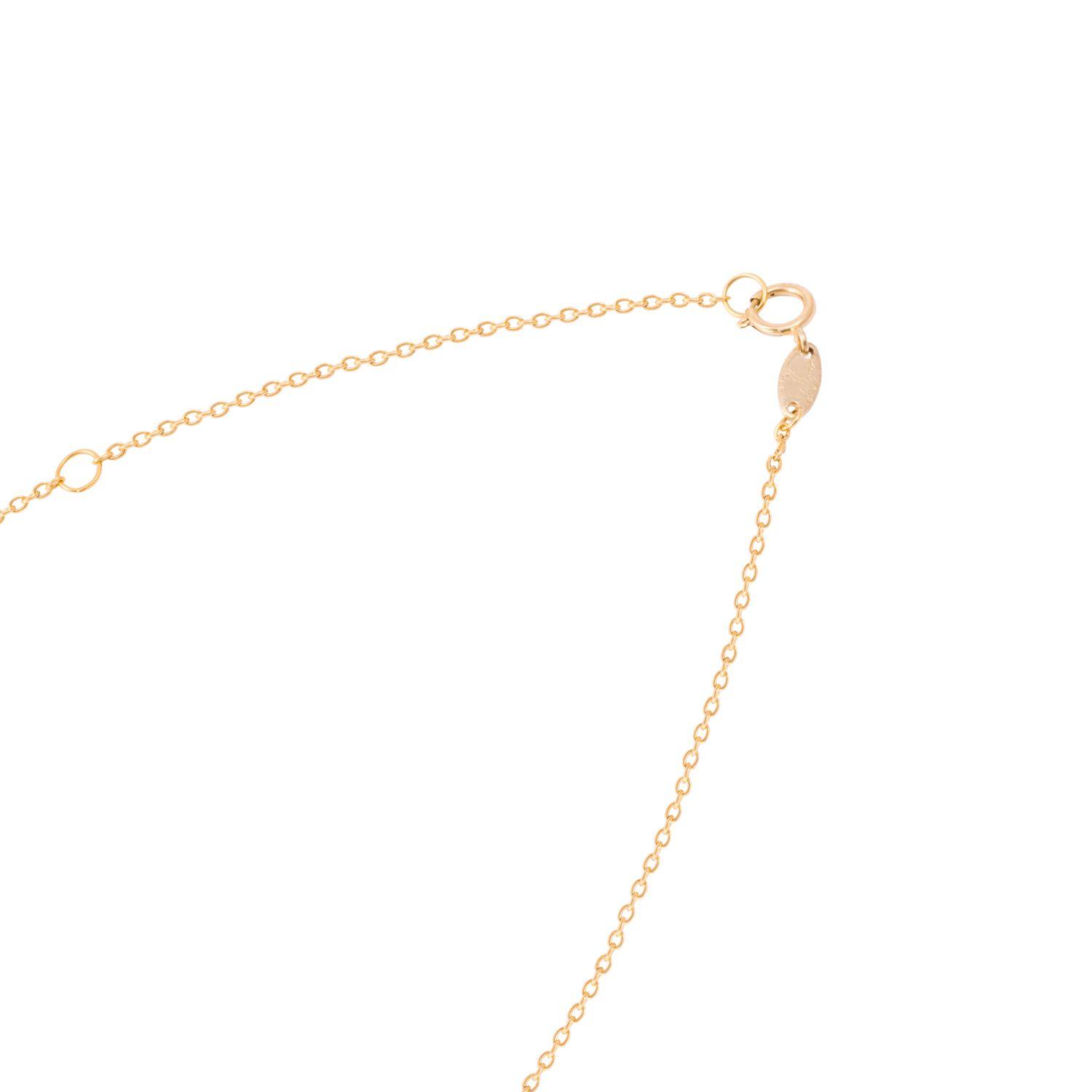 Collar de Oro Amarillo 18kt Tricolor con Esferas Centricas-2