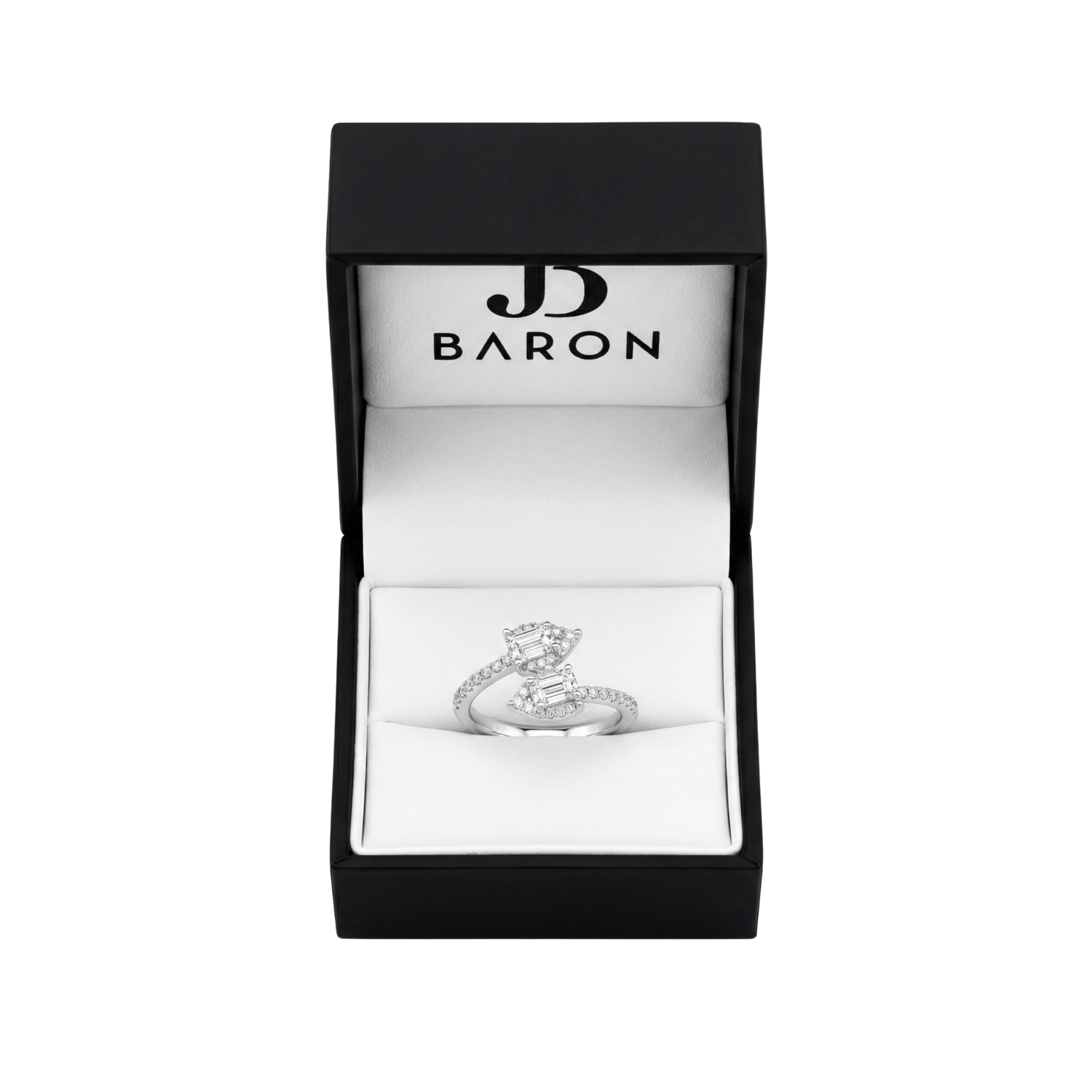 Anillo Oro Blanco 18kt Diamantes 52 Pts-2