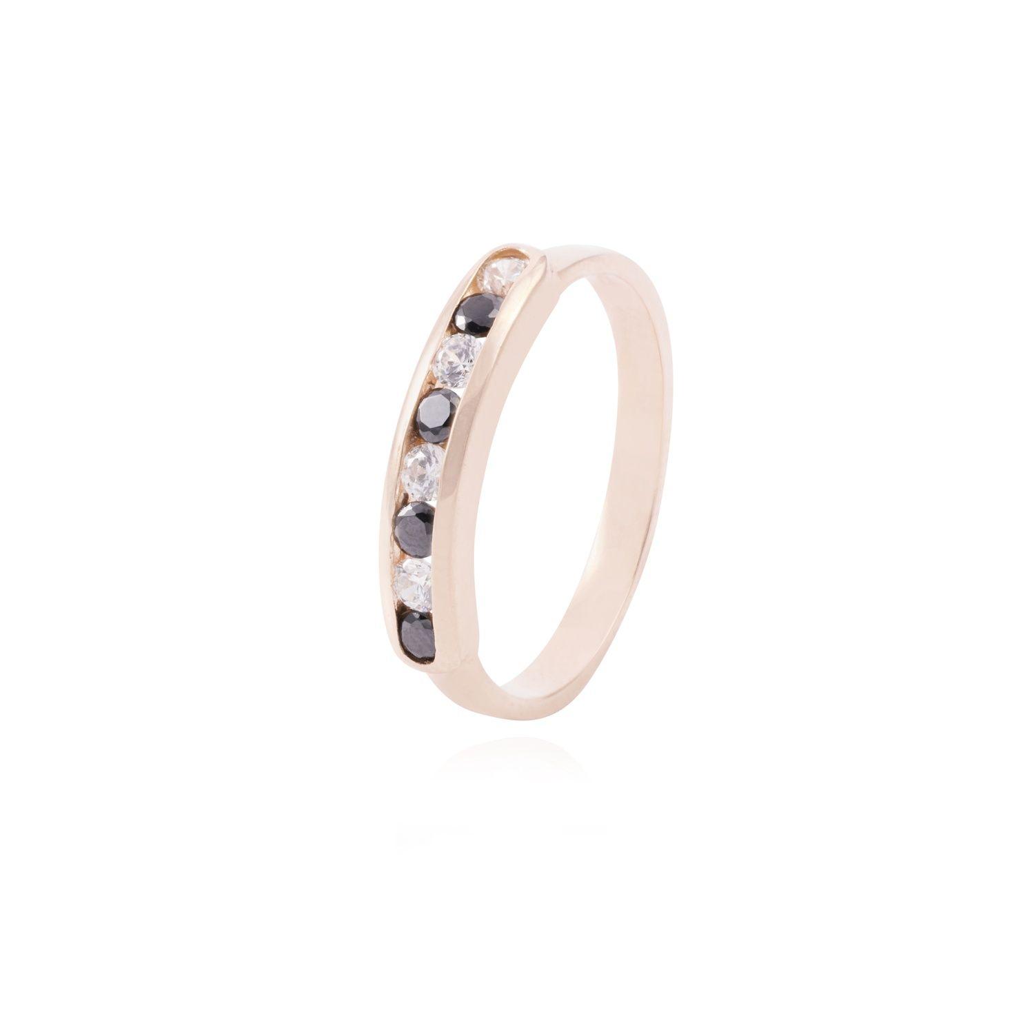 Anillo Oro Miel 18kt Relieve Duo-0