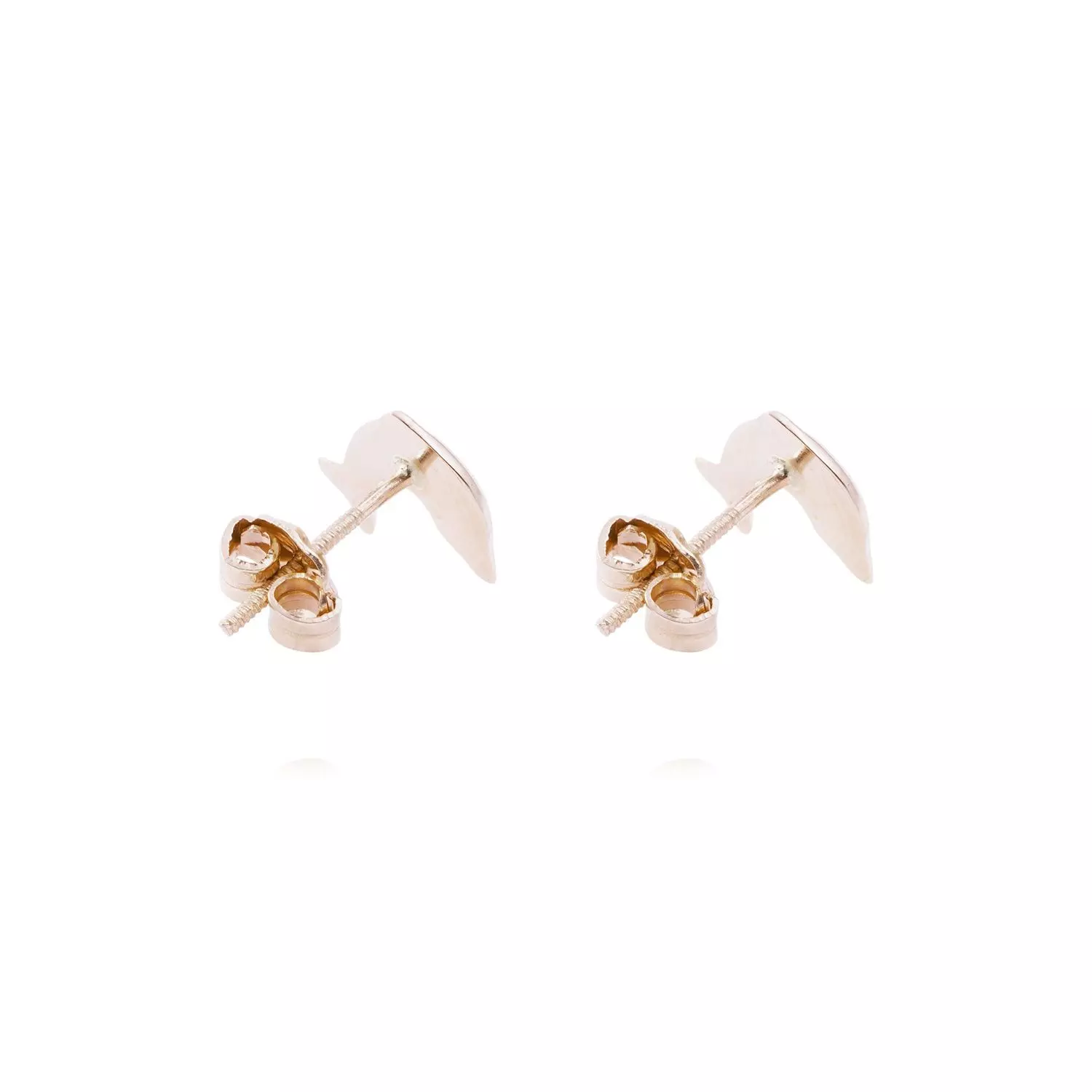 Aros Oro Miel 18kt Delfín-2