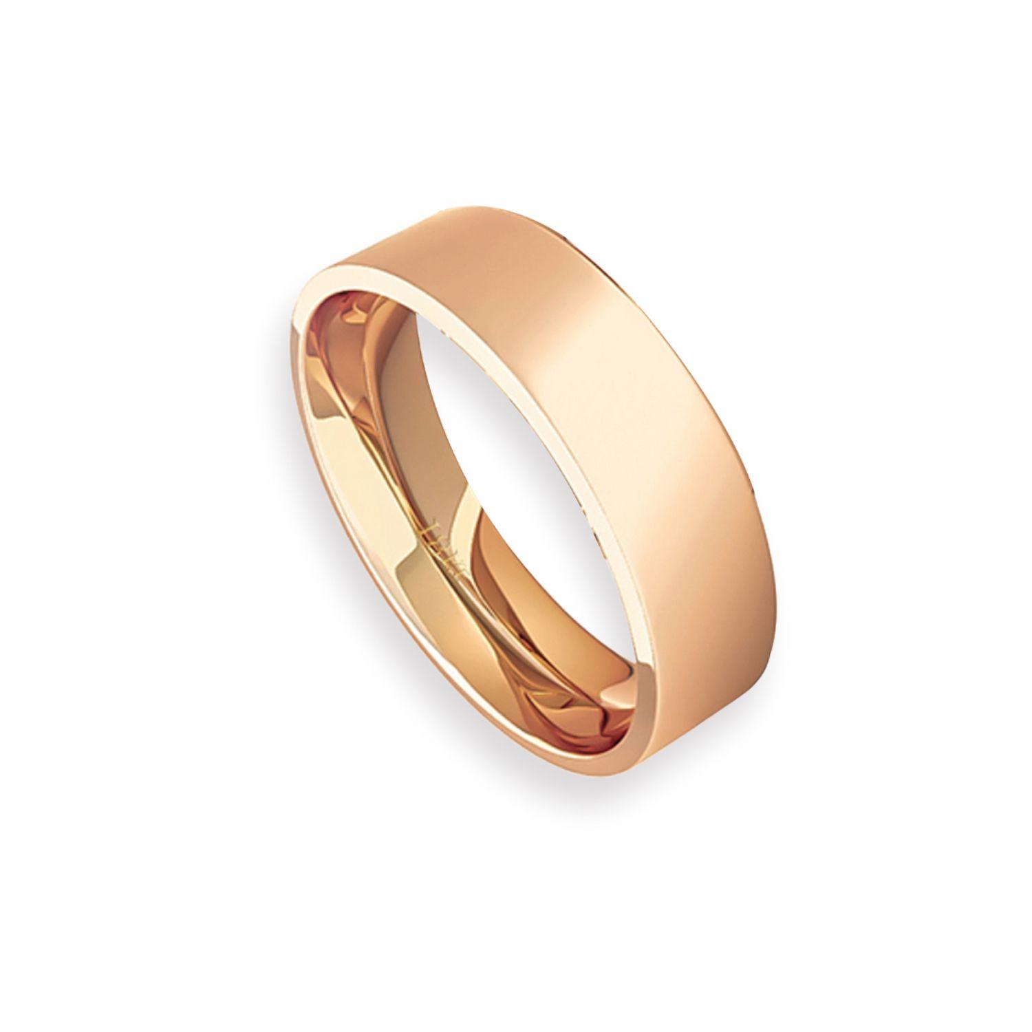 Argolla Matrimonio de Oro Miel 18kt Tubo ErgoFit Sagres de 5,0mm-2