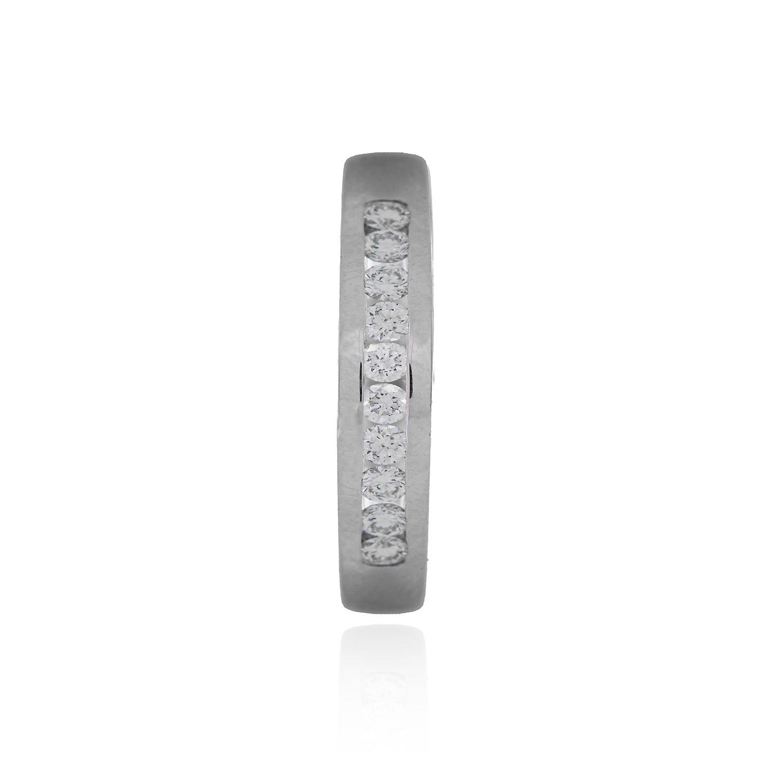 Anillo Oro Blanco 18kt Diamantes 22Pts-2