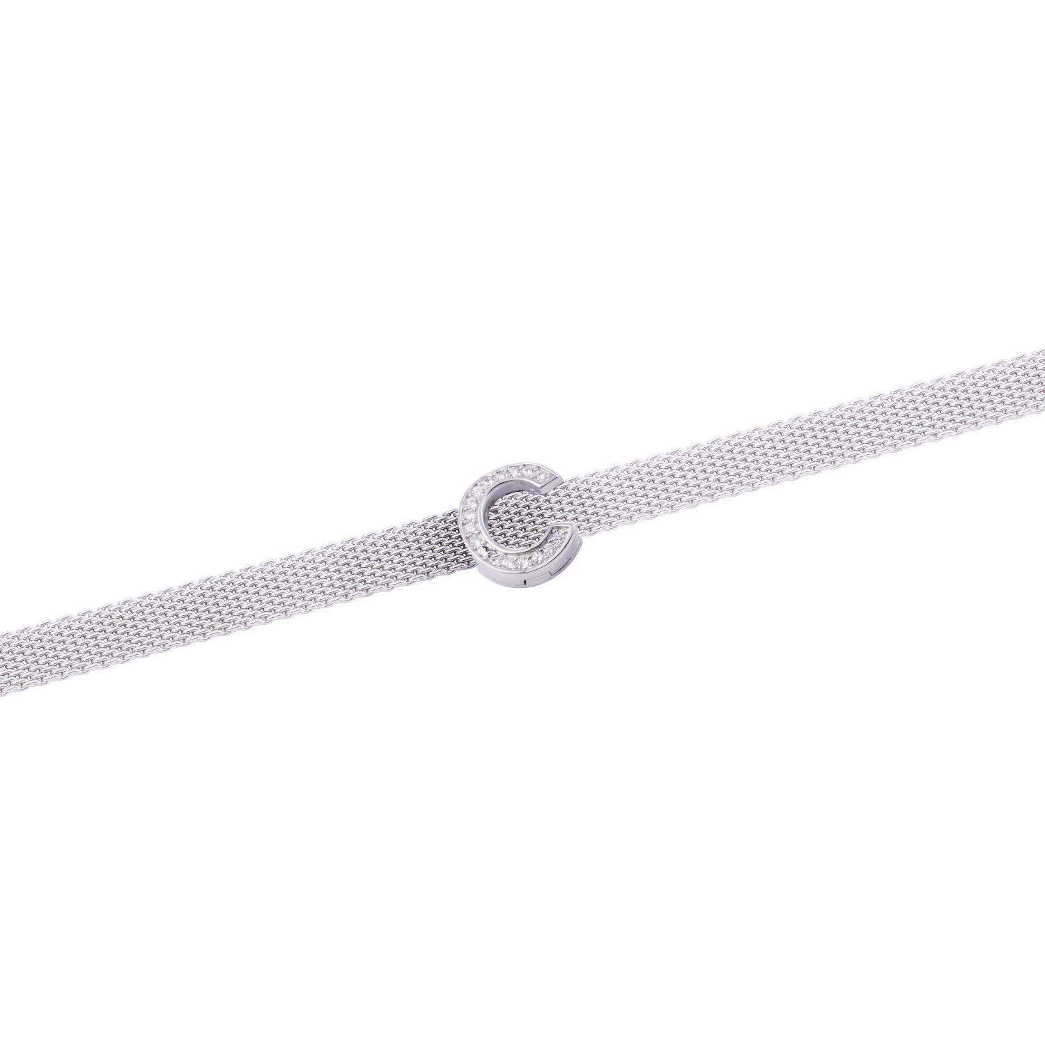 Dije de Plata broche Letra C con Circonita-2