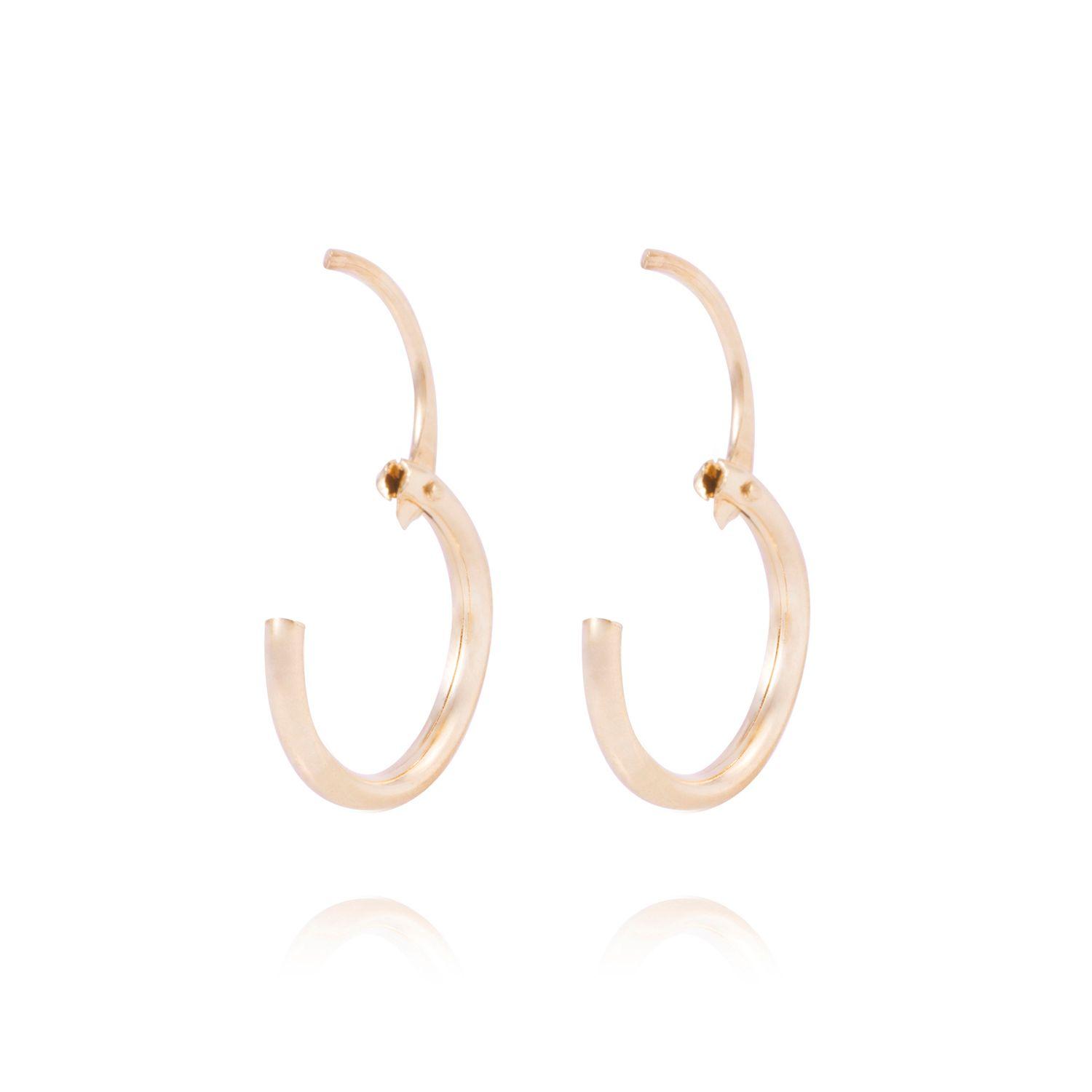 Piercing de Oro de 9kt Argollas medianas-2