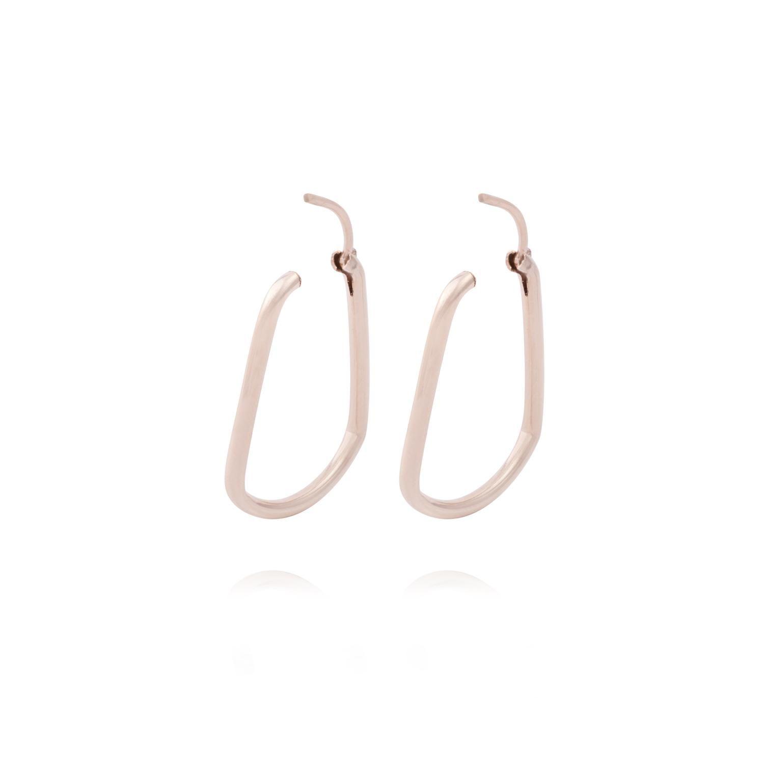 Aros Oro Miel de 18kt Tubo-2