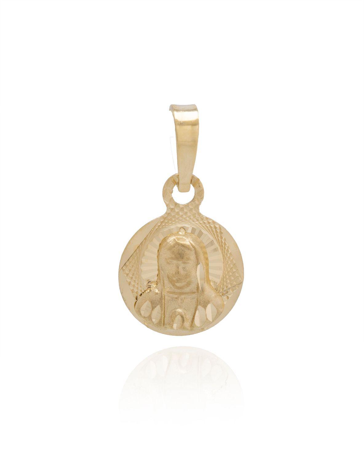Colgante de Oro 18kt Modelo Virgen-0