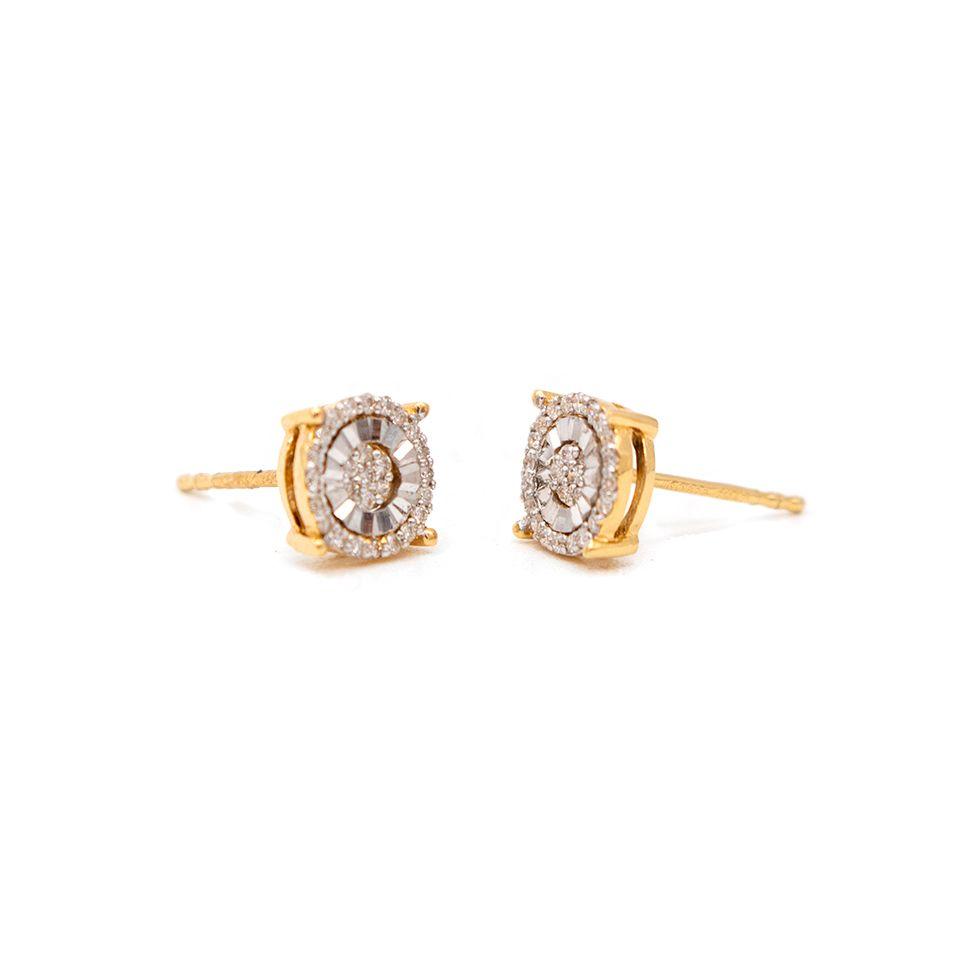 Aros de Oro 18kt Diamantes 162 pts-1