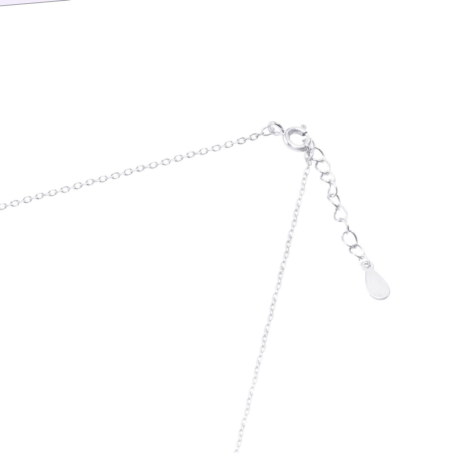 Collar de Plata Esterlina 925 Corazón Circón-2