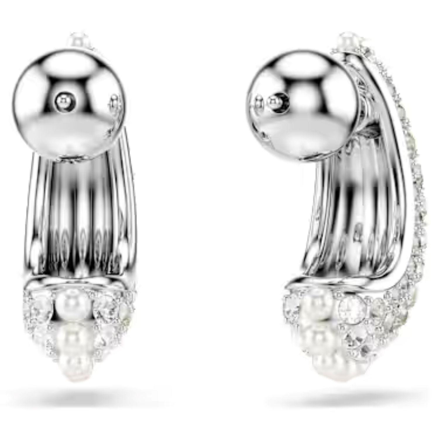 Aros Swarovski Sublima Blanco-1