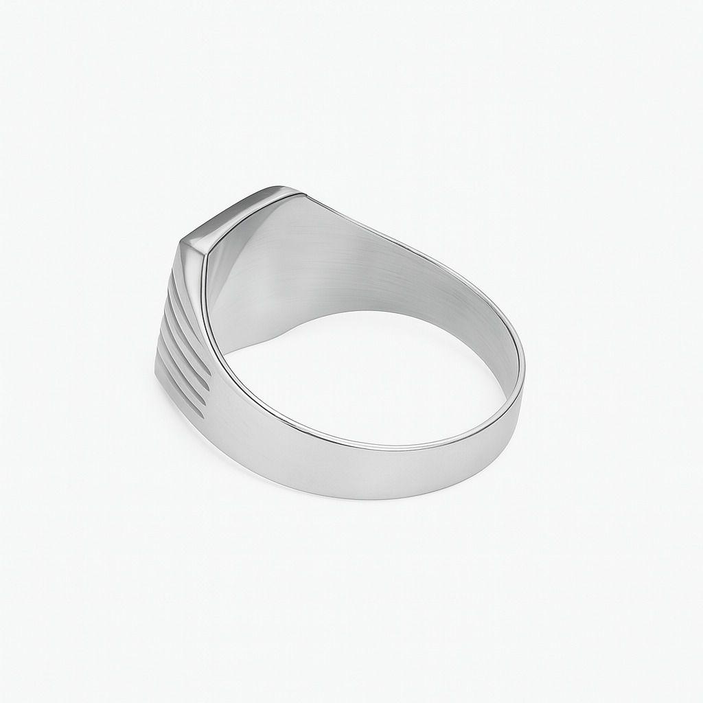 Anillo Oro 18kt Sello Clásico-1
