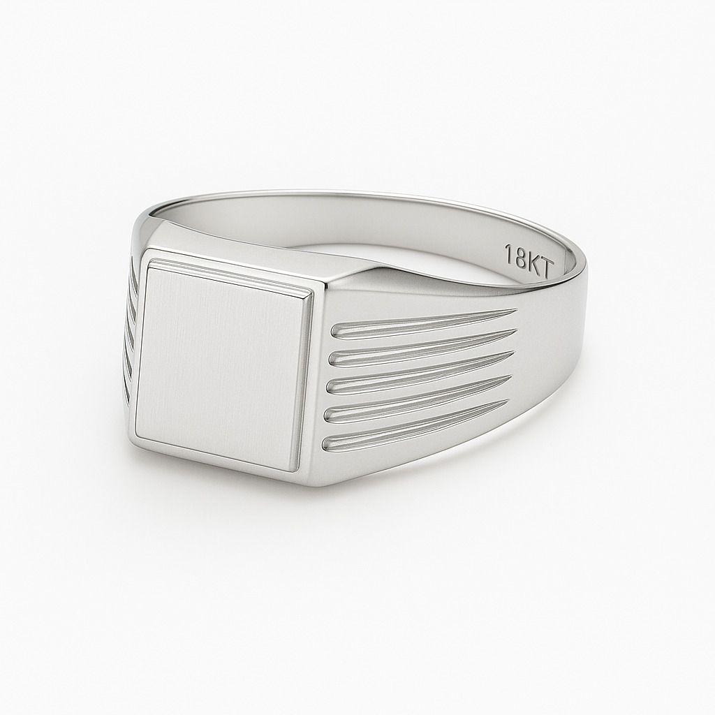 Anillo Oro 18kt Sello Clásico-2