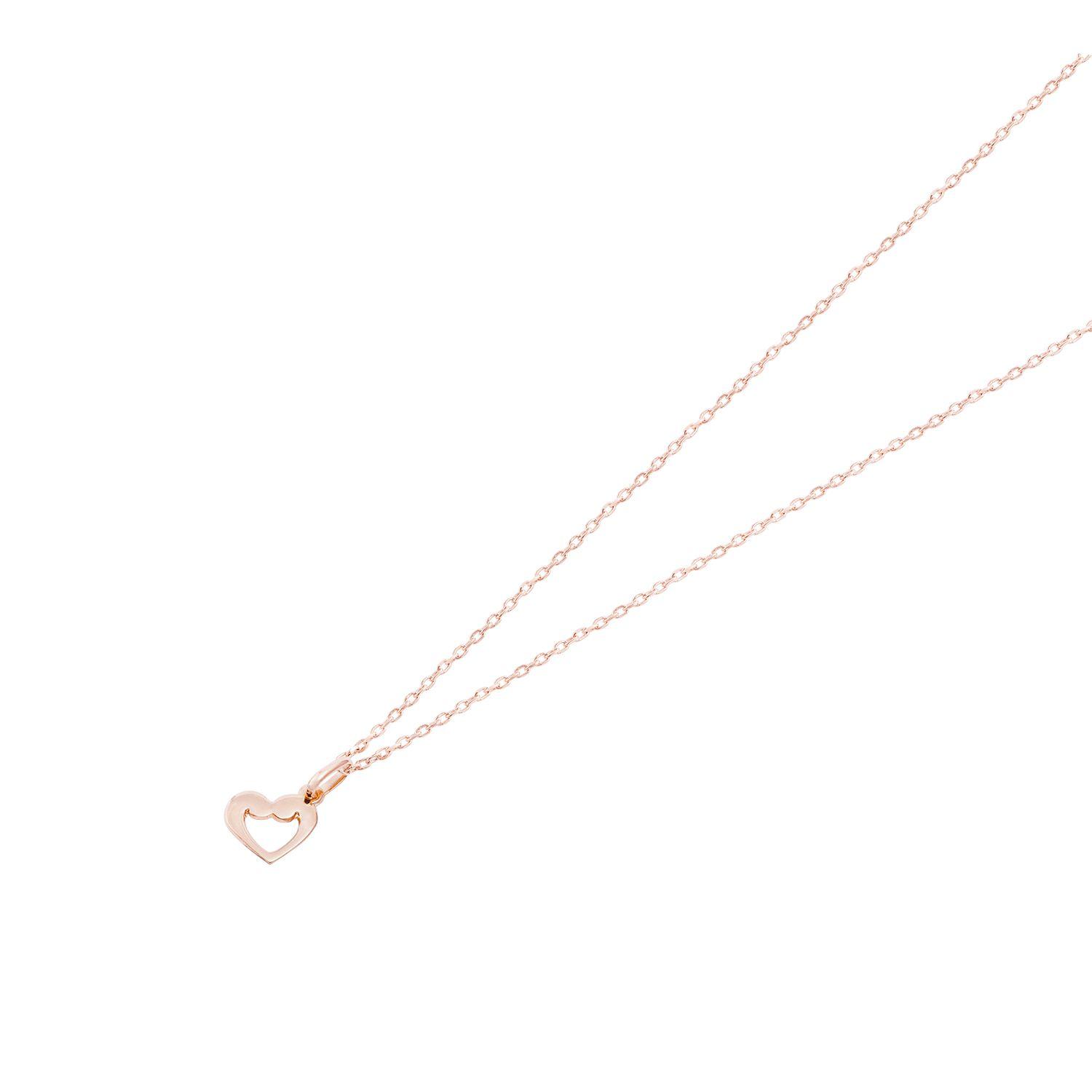 Colgante Oro Miel 18kt Corazón Calado-2