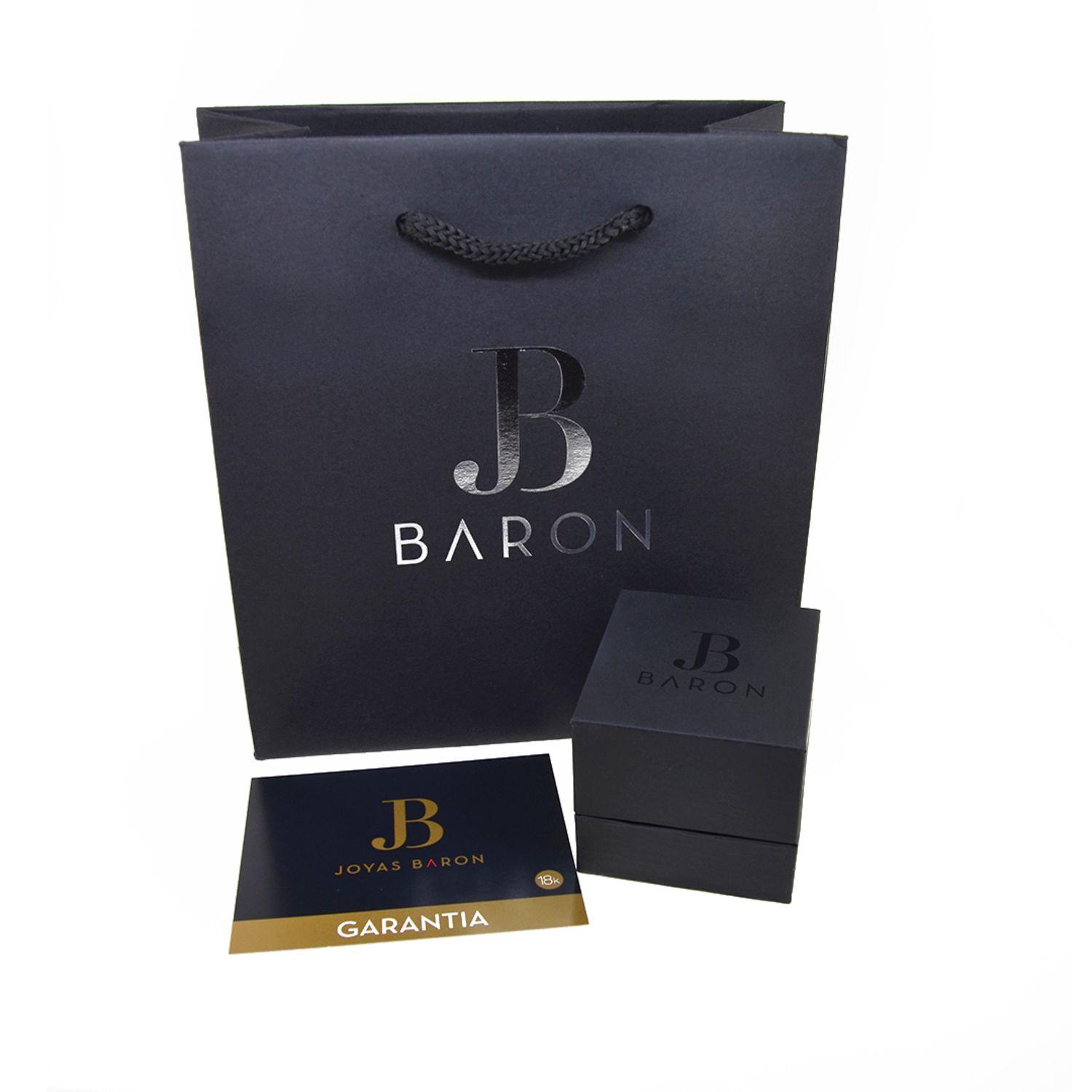 Aros de Oro 18kt Doble Riel 28 Circones-3