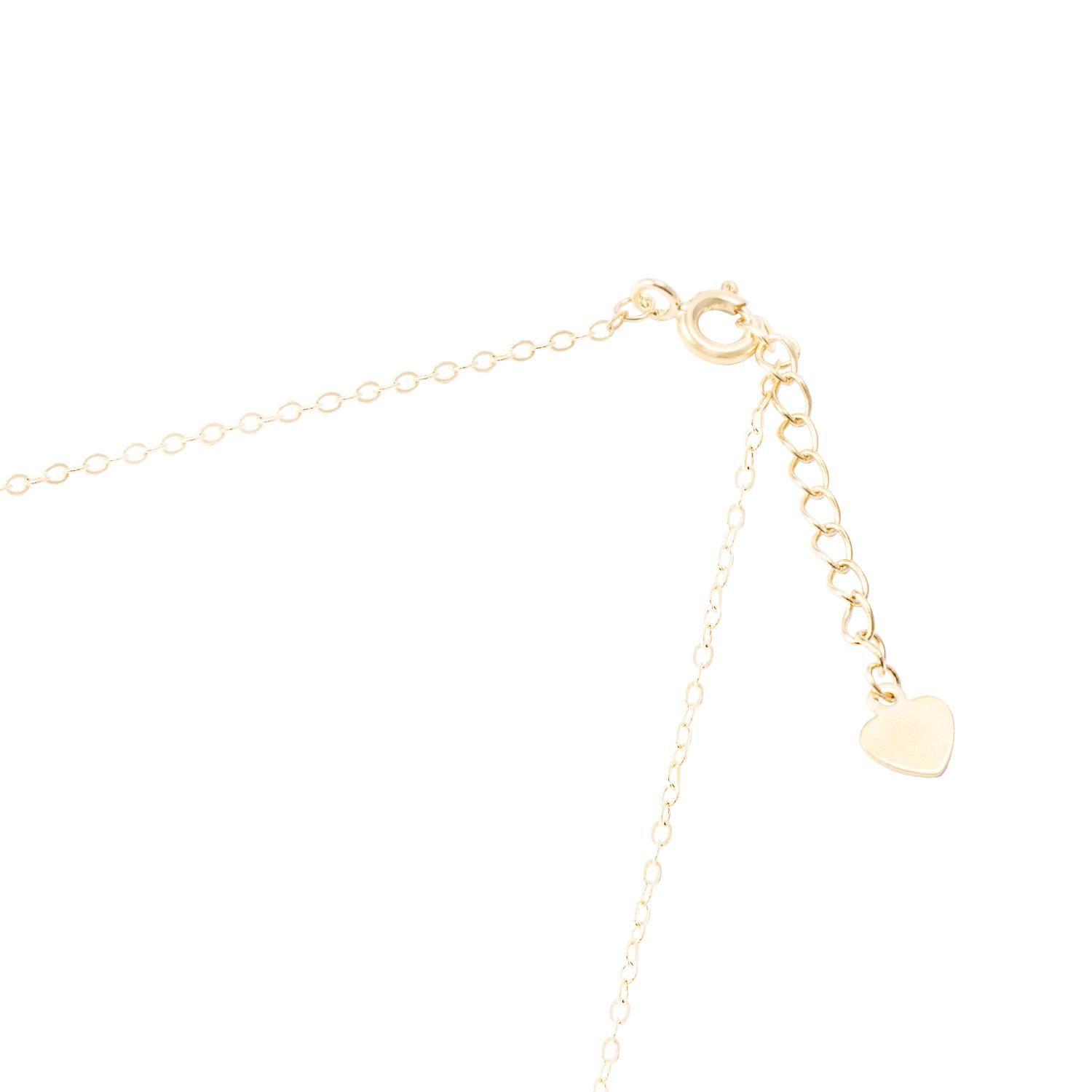 Collar Revestido en Oro 18kt Rectangulo Circon-2