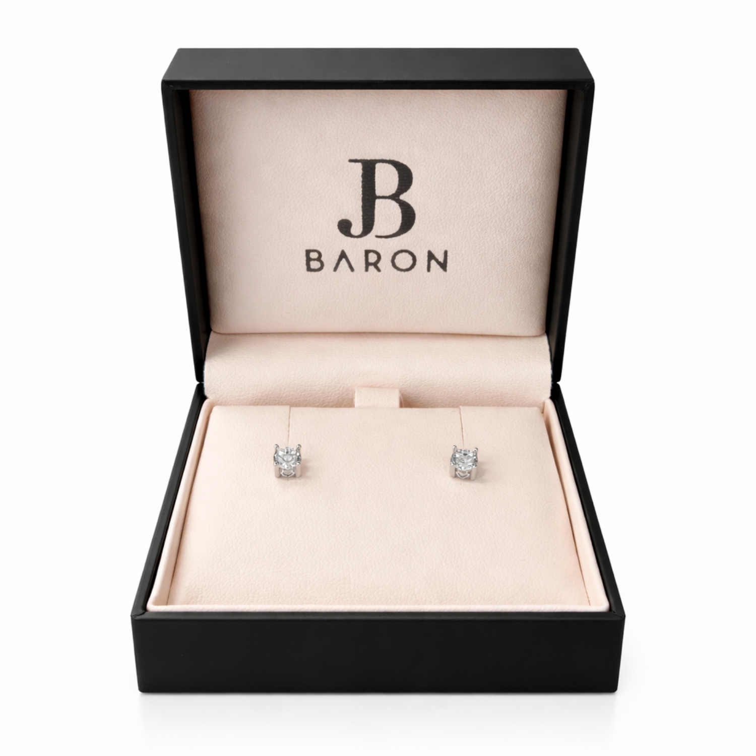 Aros Oro Blanco 18kt Circonita Central 4MM-2