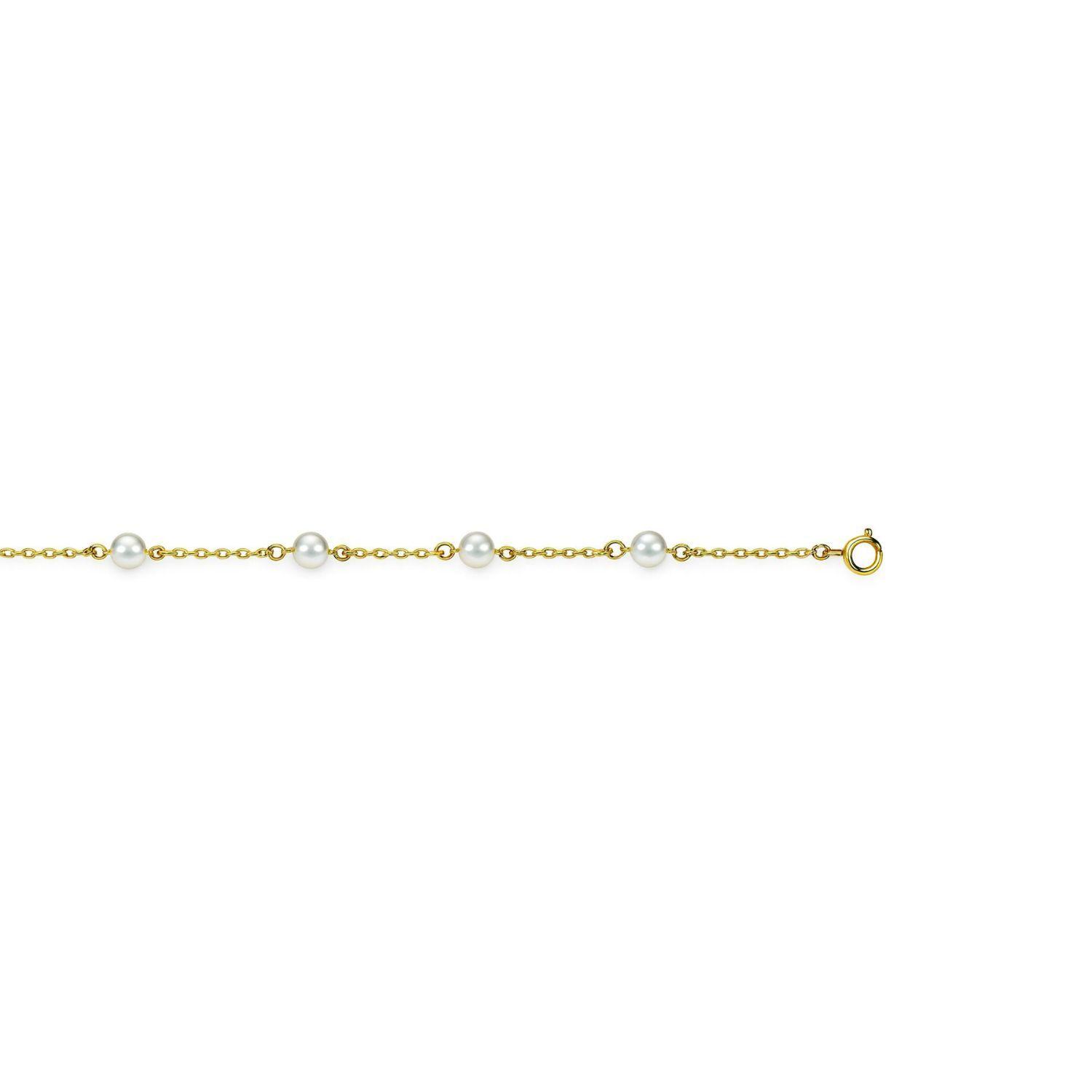 Pulsera Oro Amarillo 18kt Perlas Cultivadas 3,5MM-2