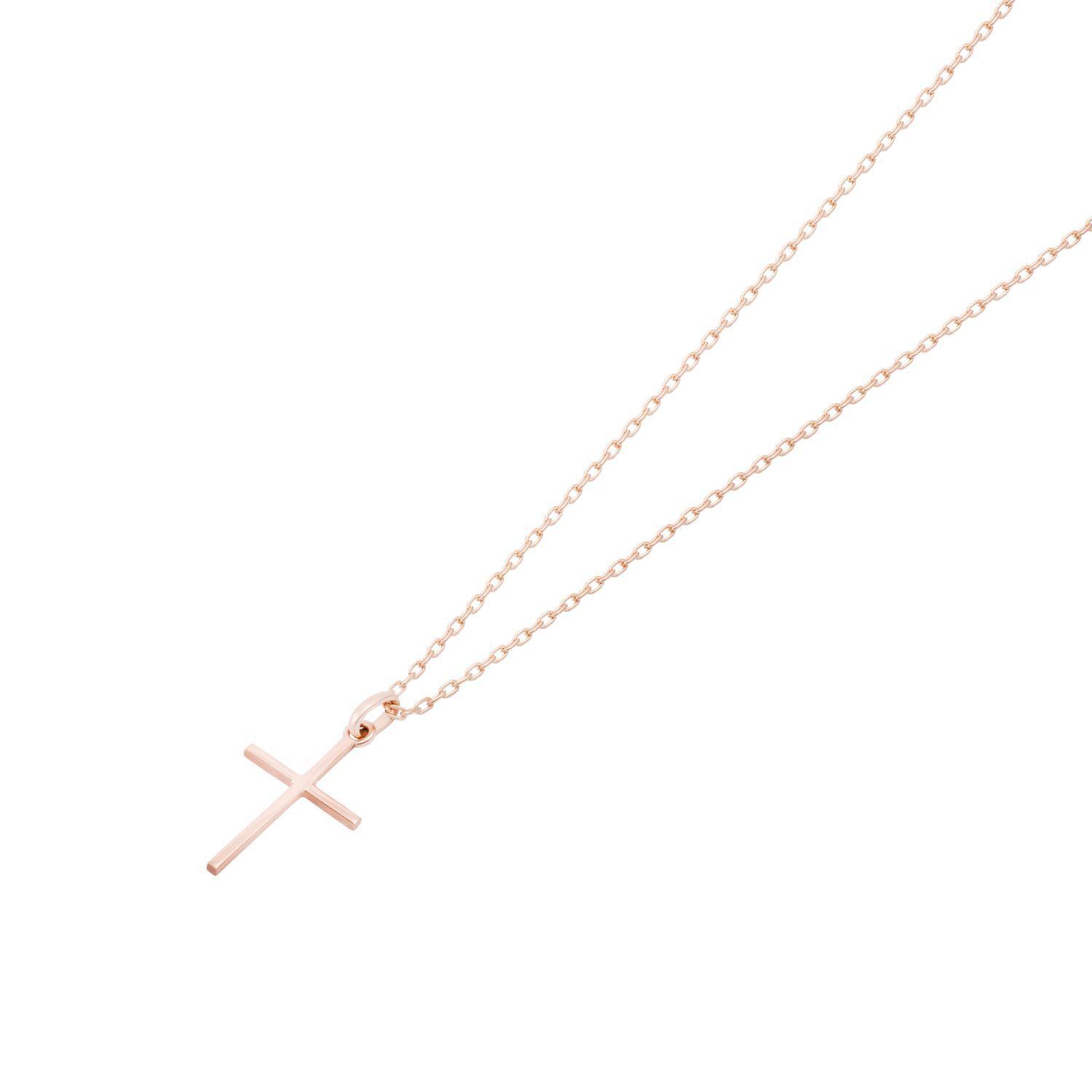 Colgante Oro Miel 18kt  Cruz 15x20mm-2