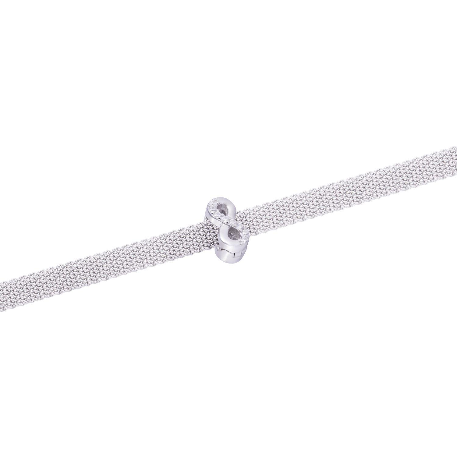 Dije de Plata broche Infinito con Circonita-2