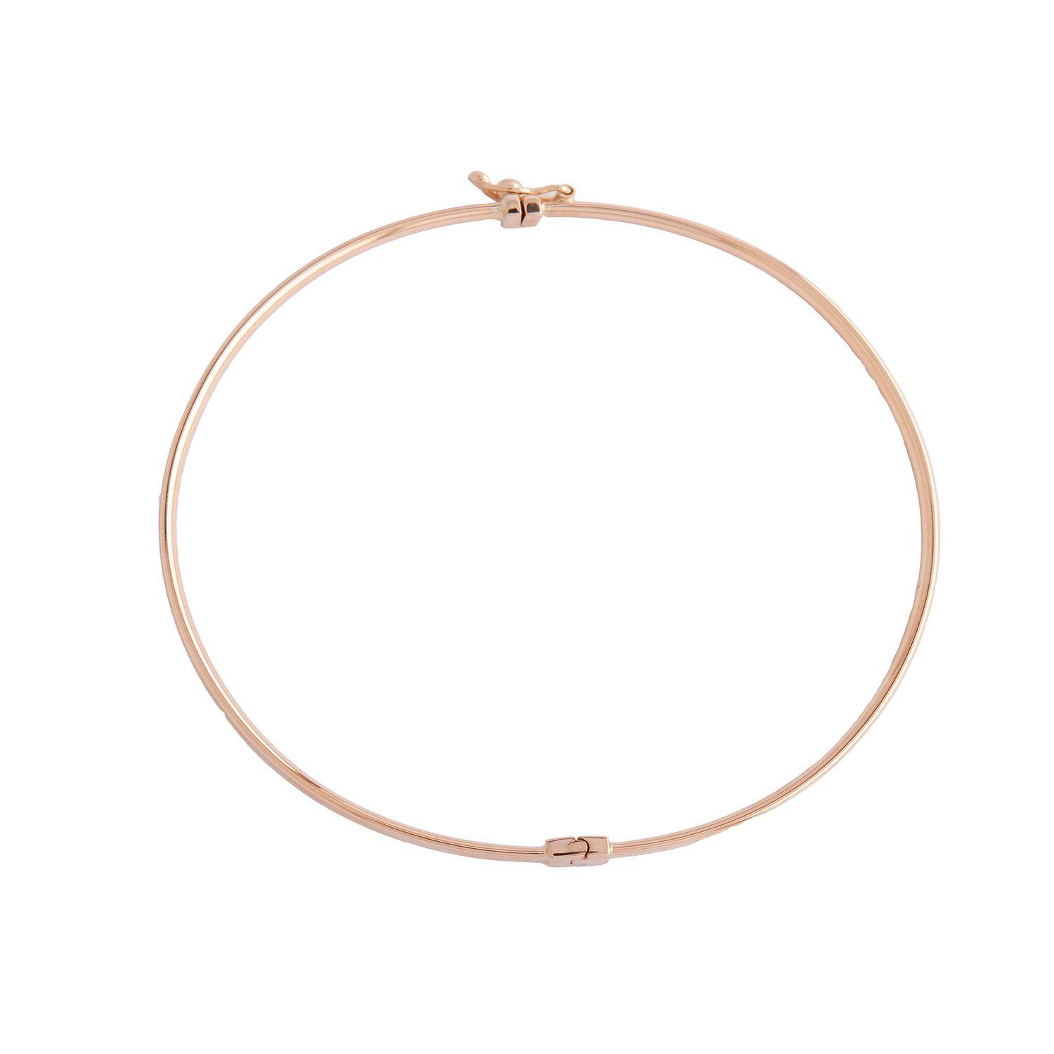 Pulsera de Oro 18kt Esclava Tipo Delgada-0