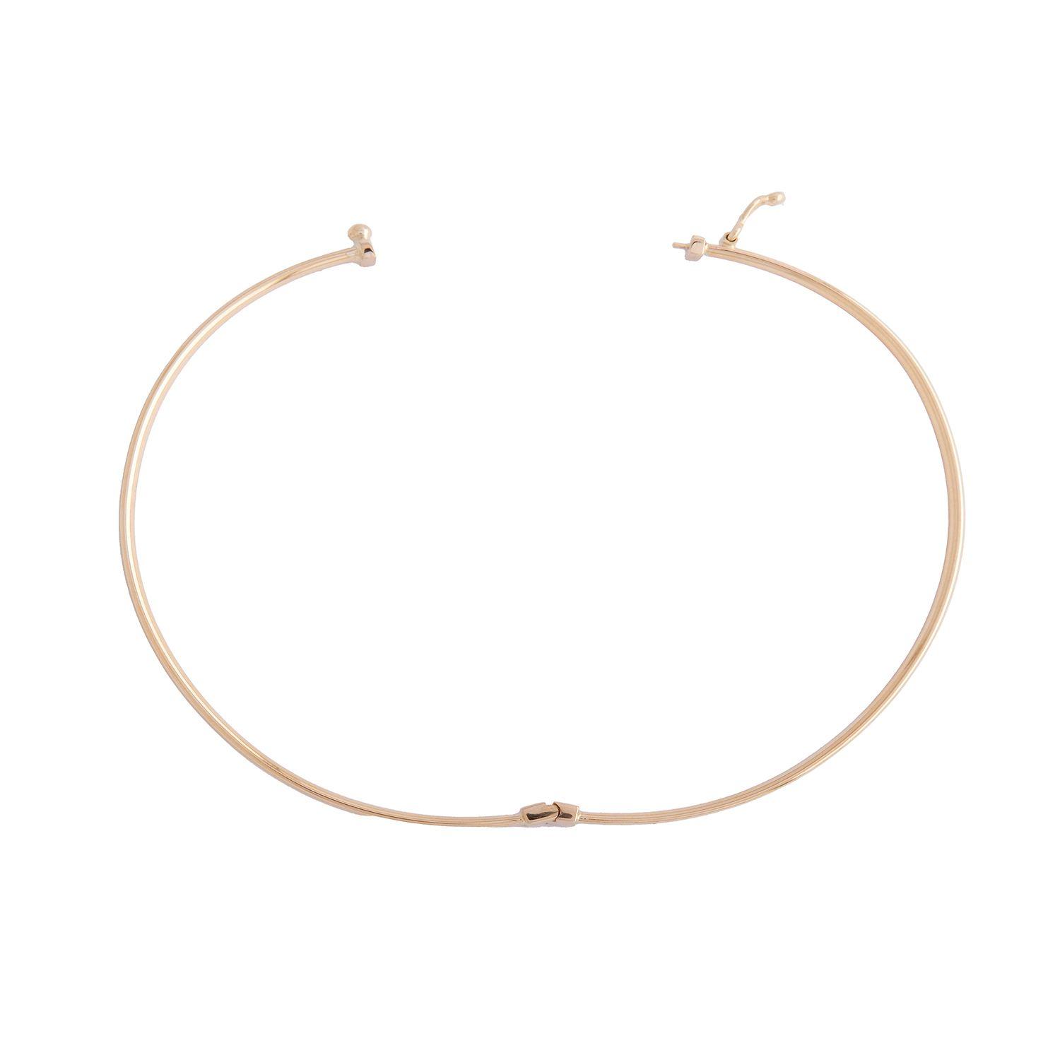 Pulsera de Oro 18kt Esclava Tipo Delgada-2