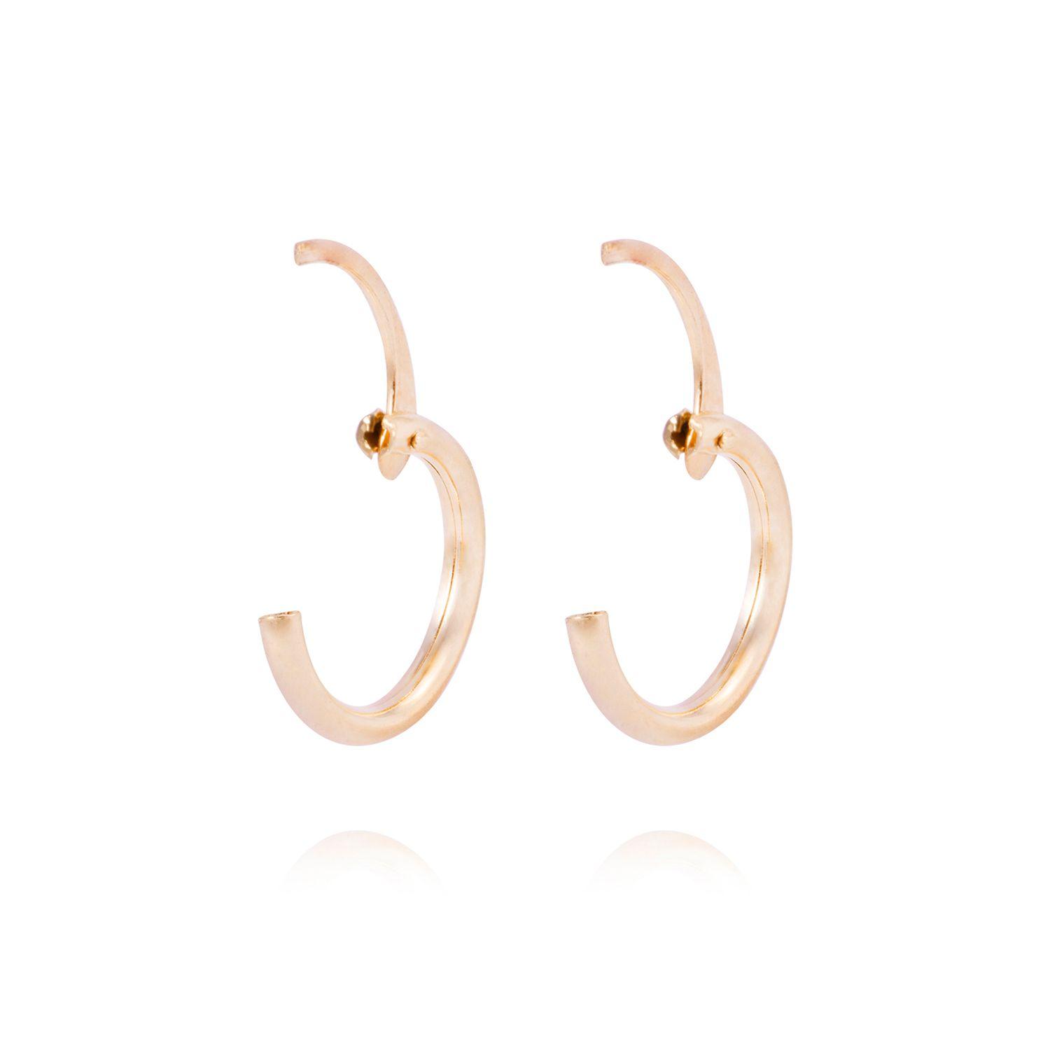 Piercing de Oro de 9kt Argollas pequeñas-2