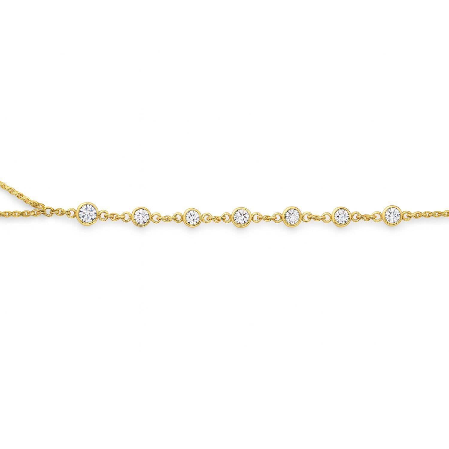 Pulsera Oro Amarillo 18kt Diamantes 42 Pts-2