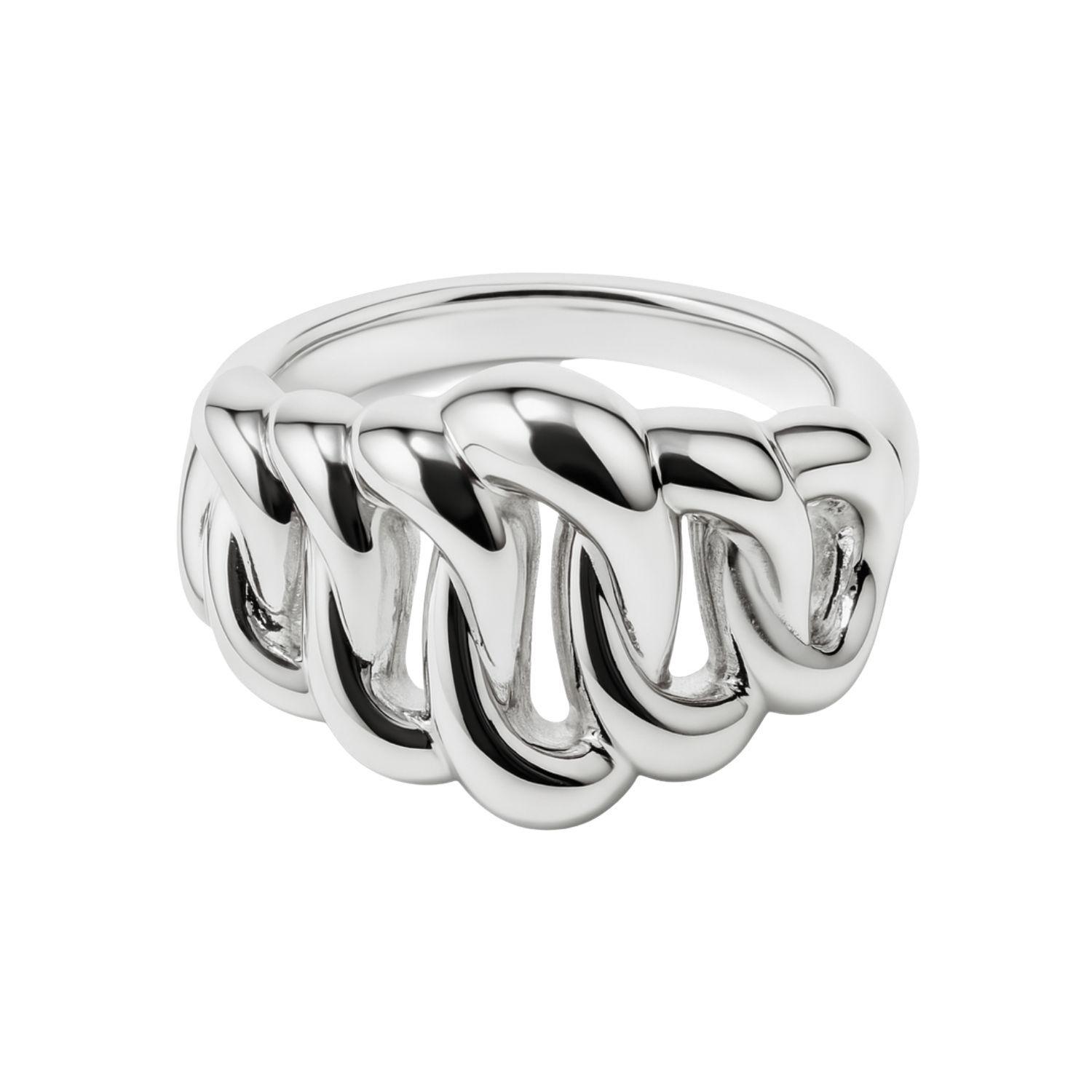 Anillo de Plata Esterlina 925 Entrelazado-1
