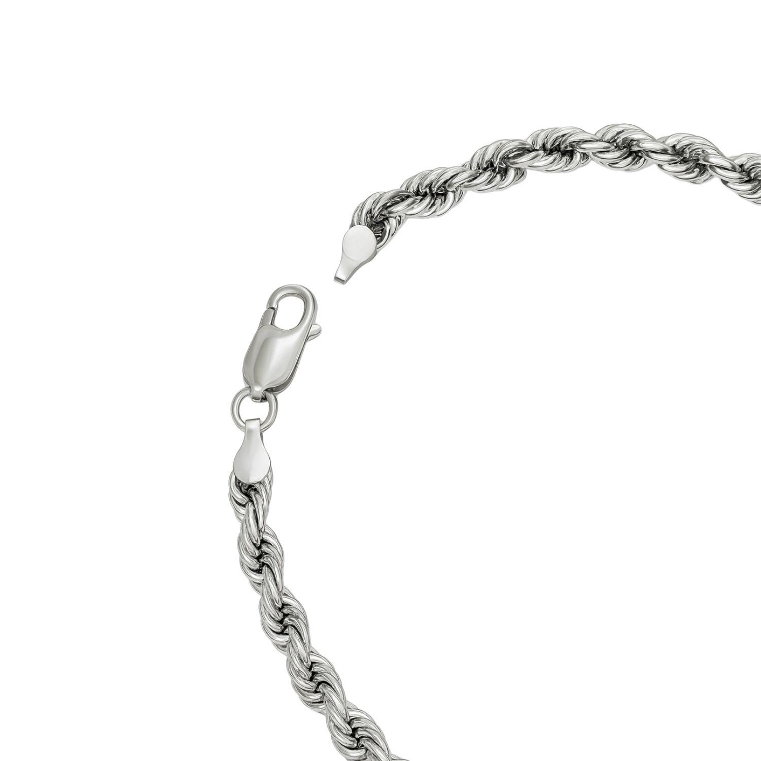 Cadena de Plata Esterlina 925 Turbillón 13,4gr. 45cm.-2