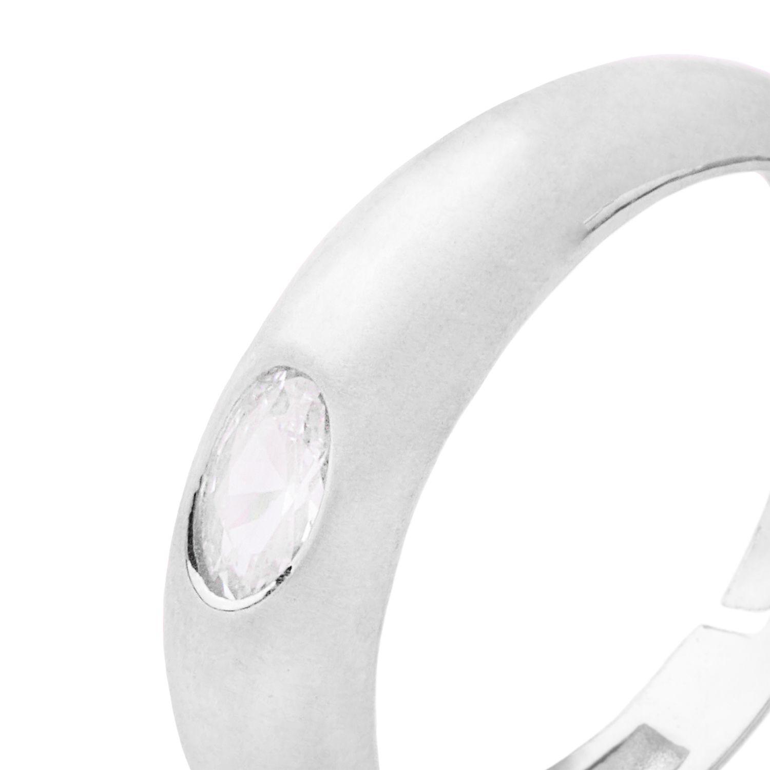 Anillo de Plata Esterlina 925 Ovalado con Circon-1