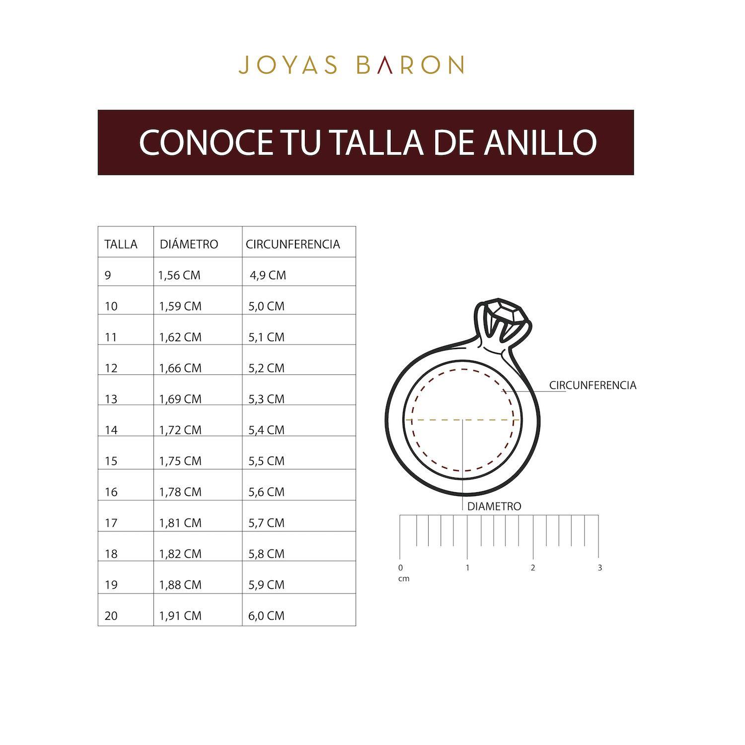 Anillo Oro Blanco 18kt Diamantes de 10pts-4