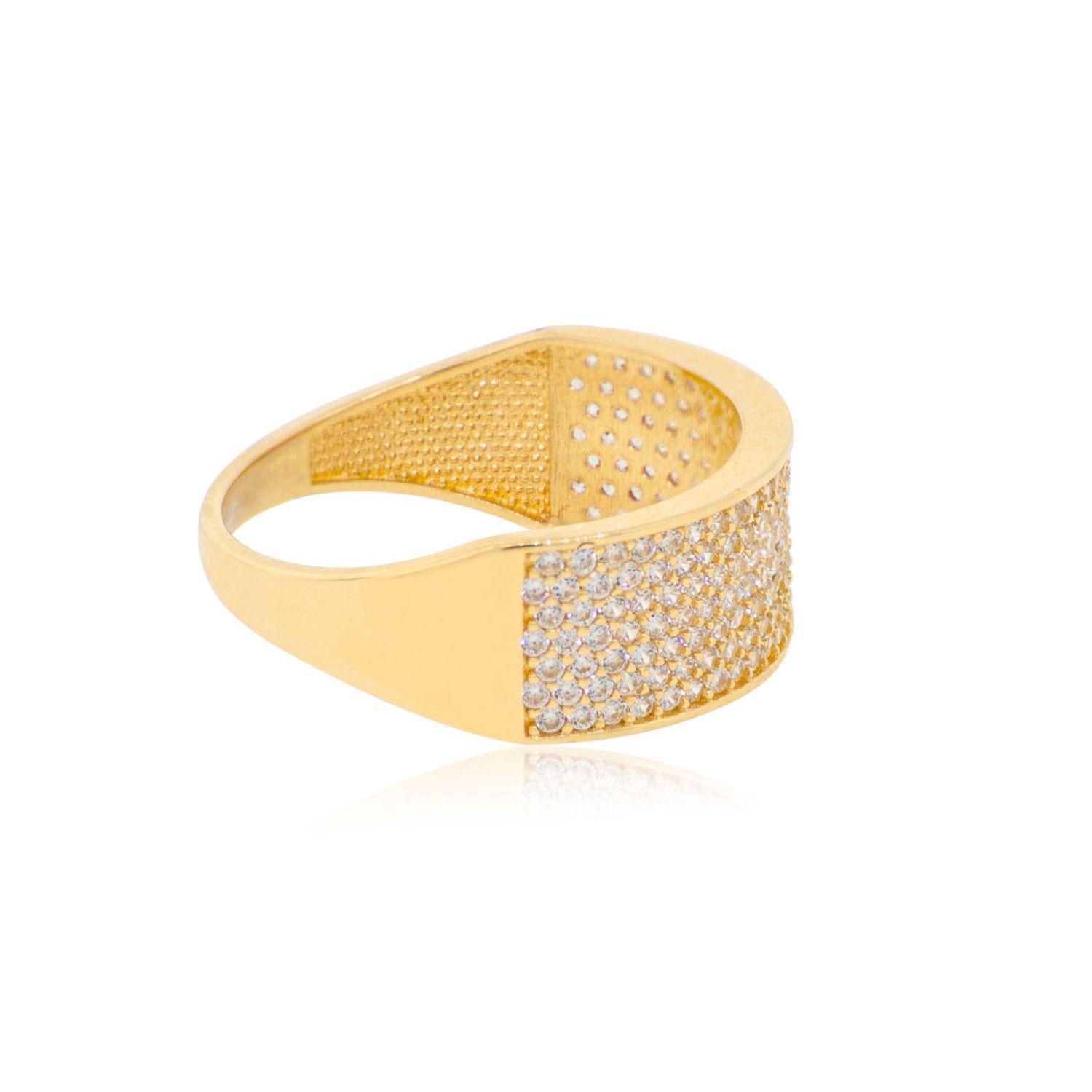 Anillo de Oro 18kt Infinitos de Circones-2