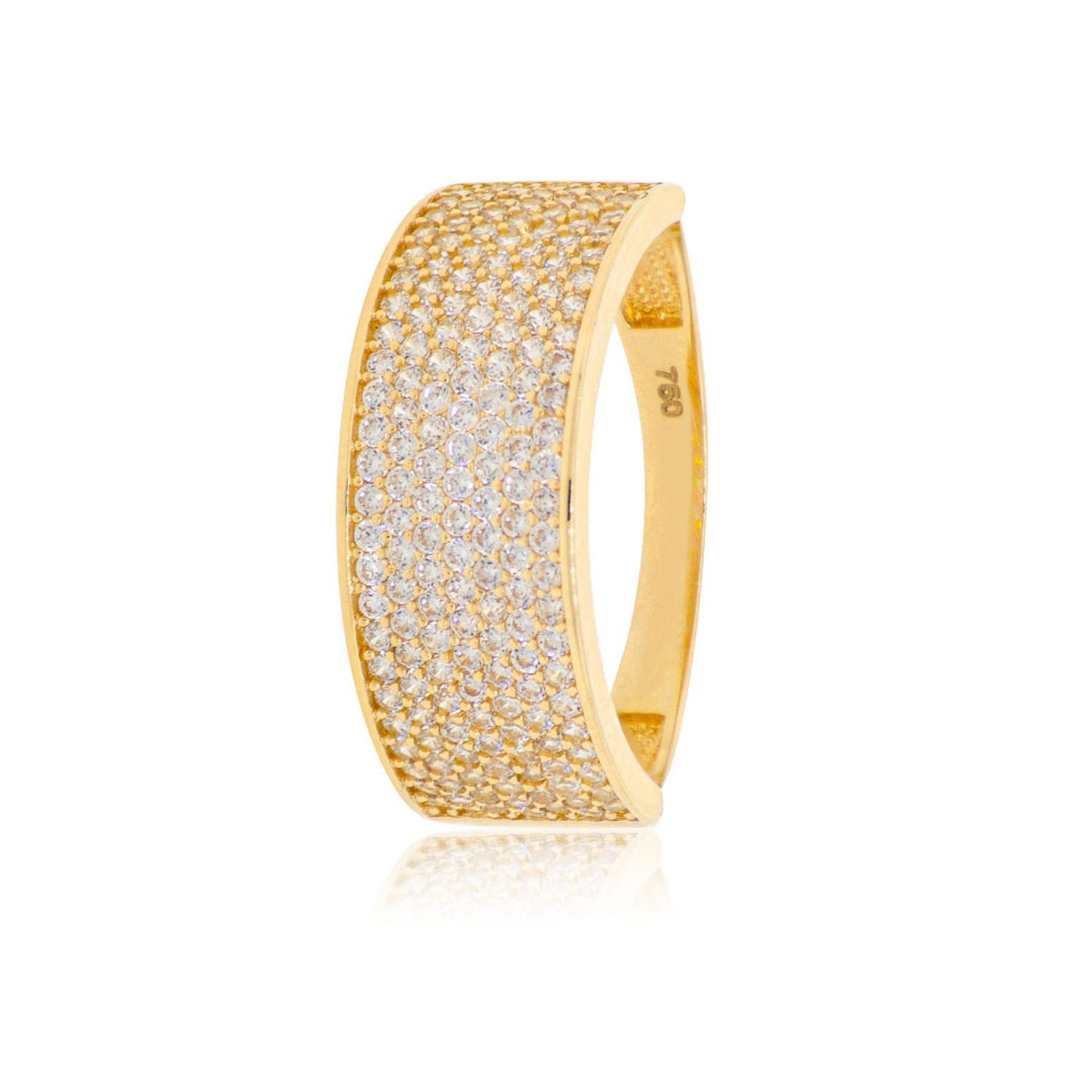 Anillo de Oro 18kt Infinitos de Circones-0