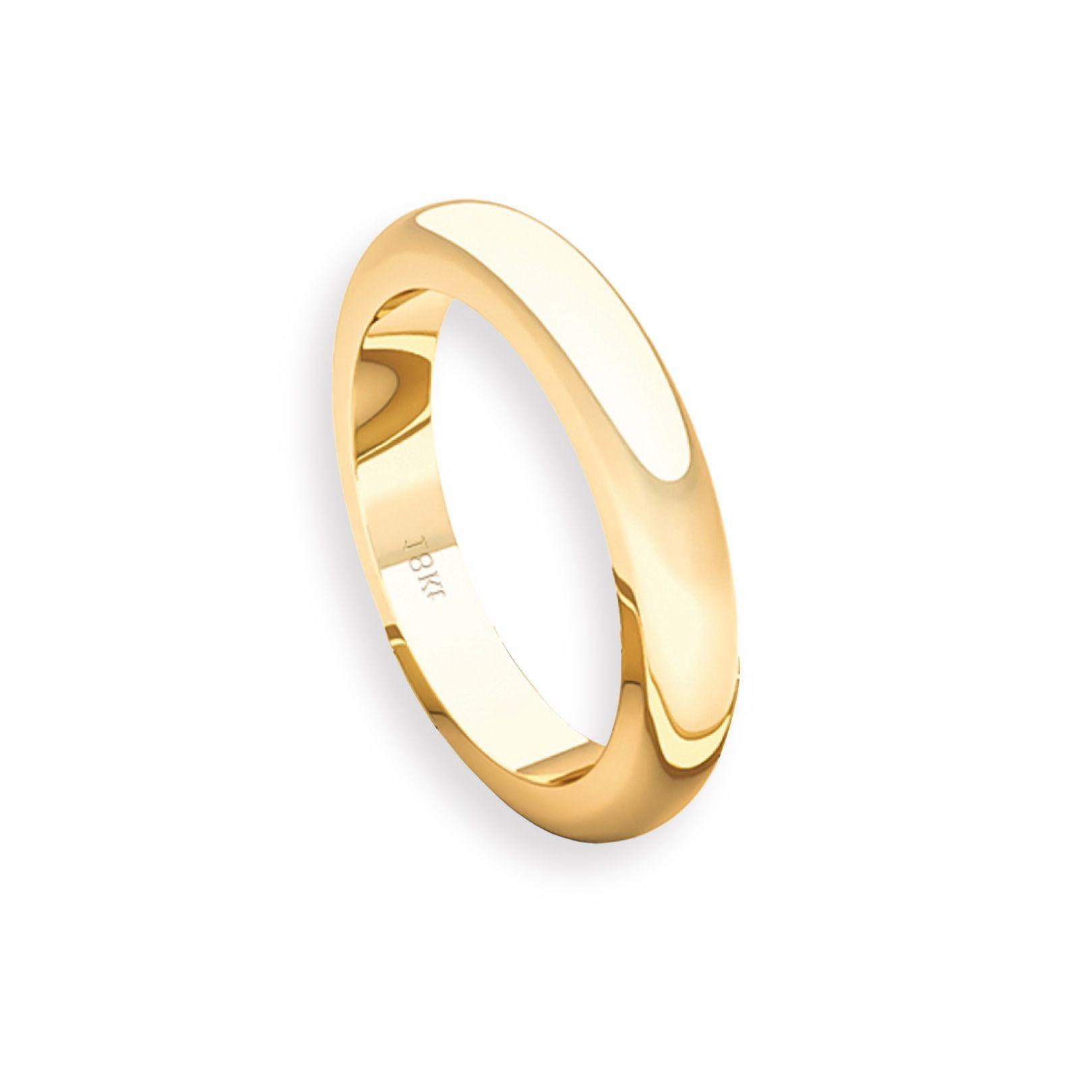 Argolla Matrimonio de Oro Amarillo 18kt Inglés Padua 3,0mm-2
