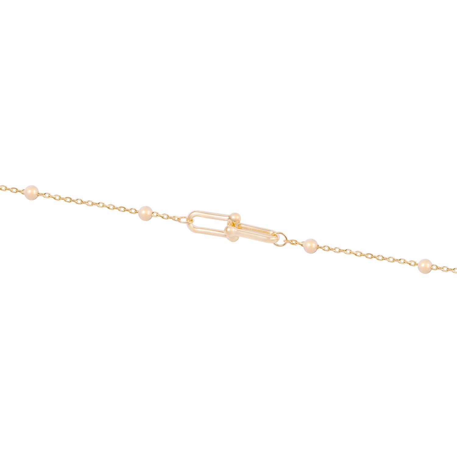 Pulsera de Oro 18kt Eslabones entrelazados-2