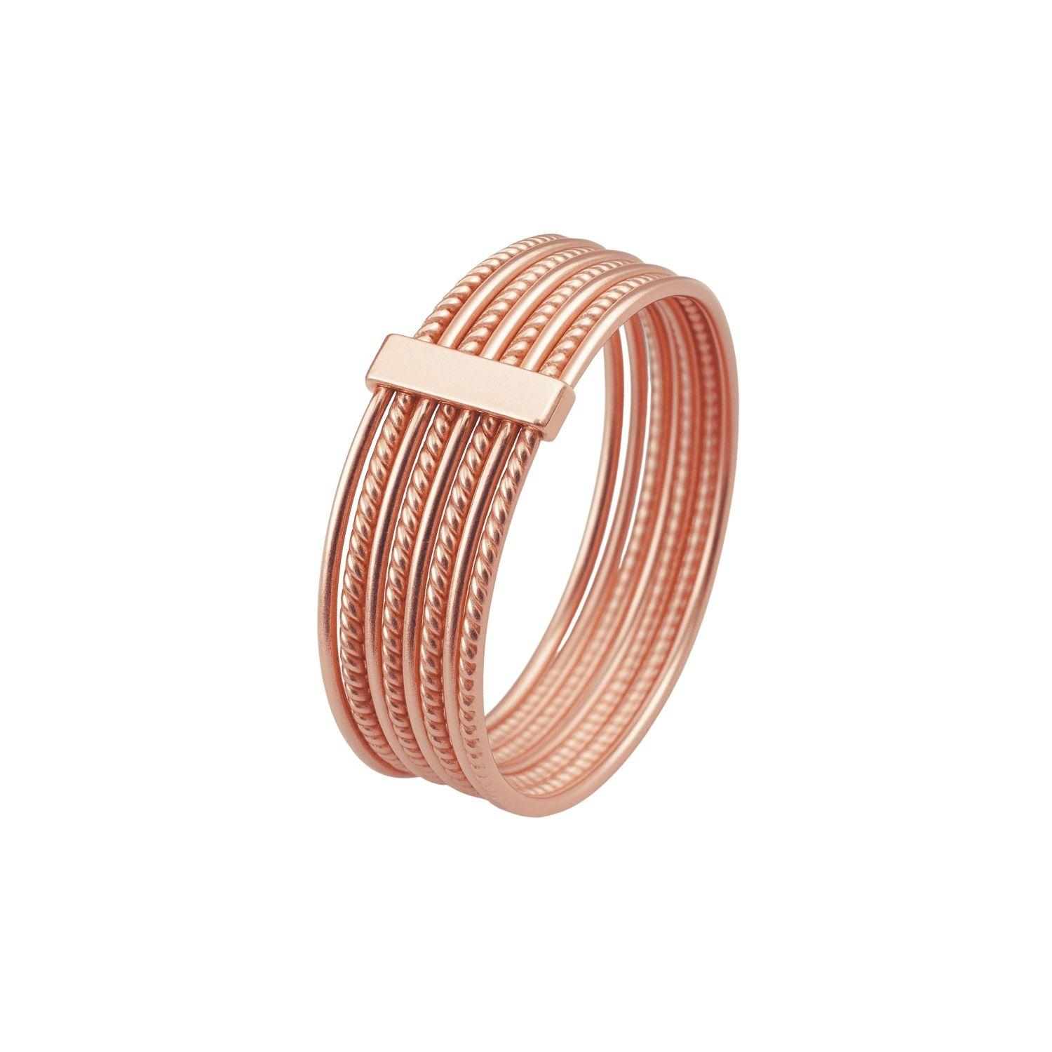 Anillo Oro 18kt Platino Semanario Barra-6