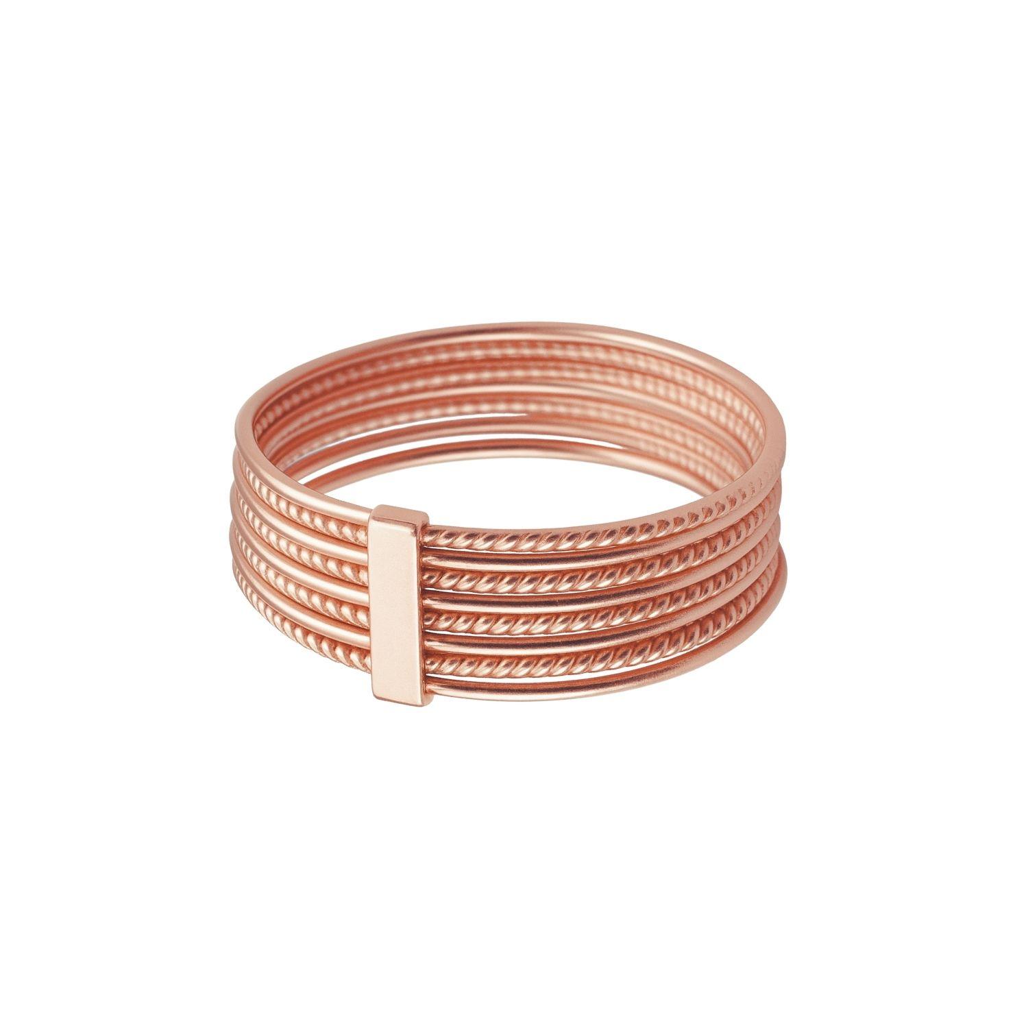 Anillo Oro 18kt Platino Semanario Barra-8