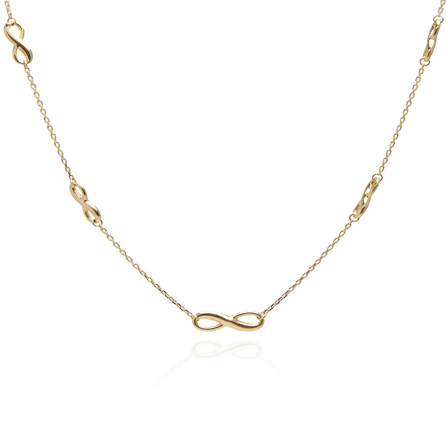 Collar de Oro 18kt Cinco Infinitos-0