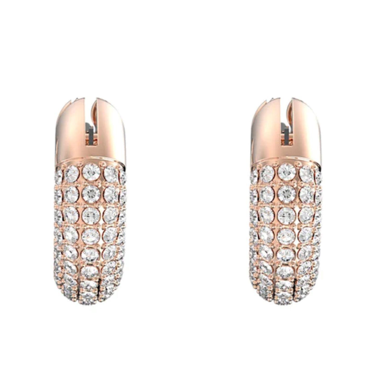 Aros Swarovski Dextera Hoop redondos-1